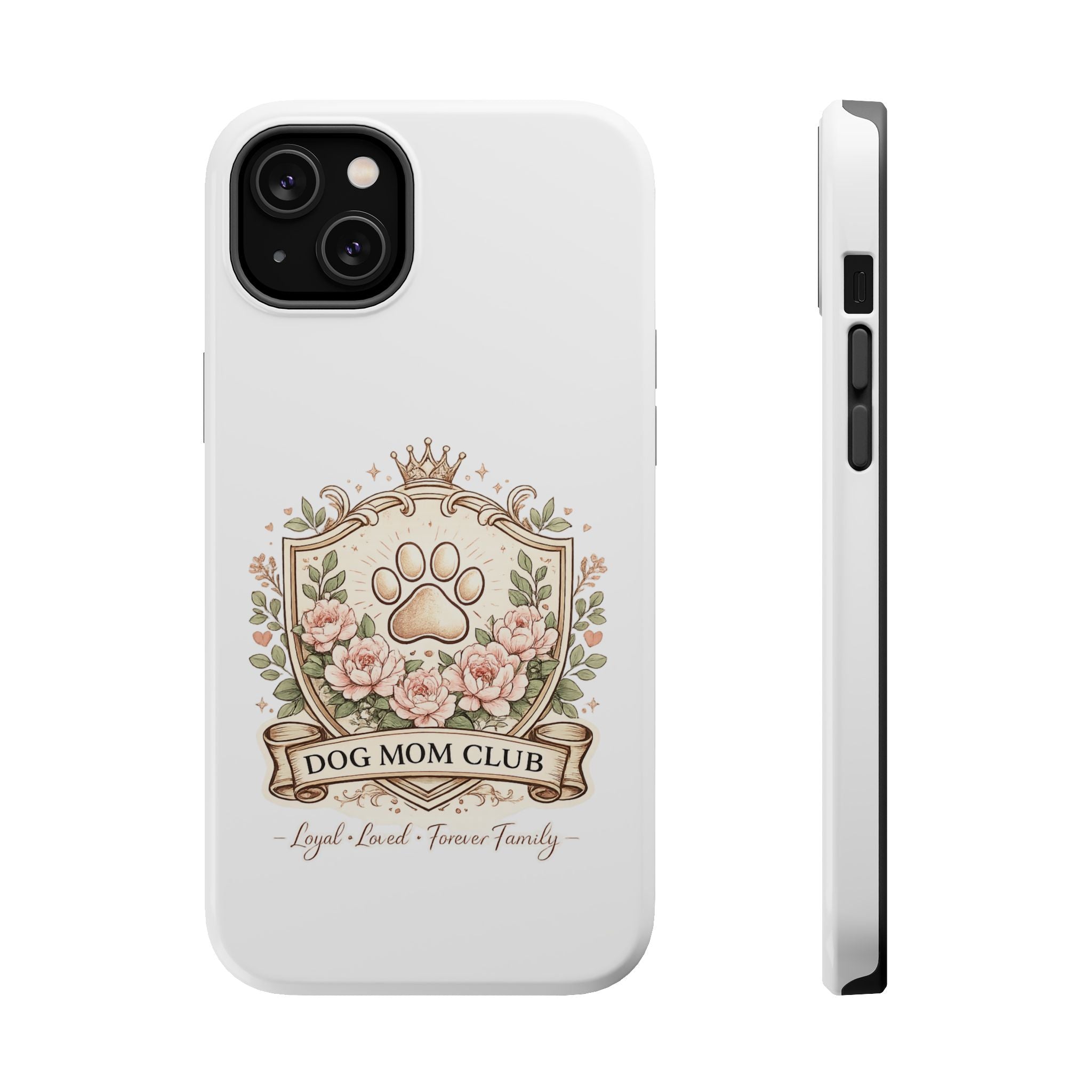 Floral Paw Crest Phone case