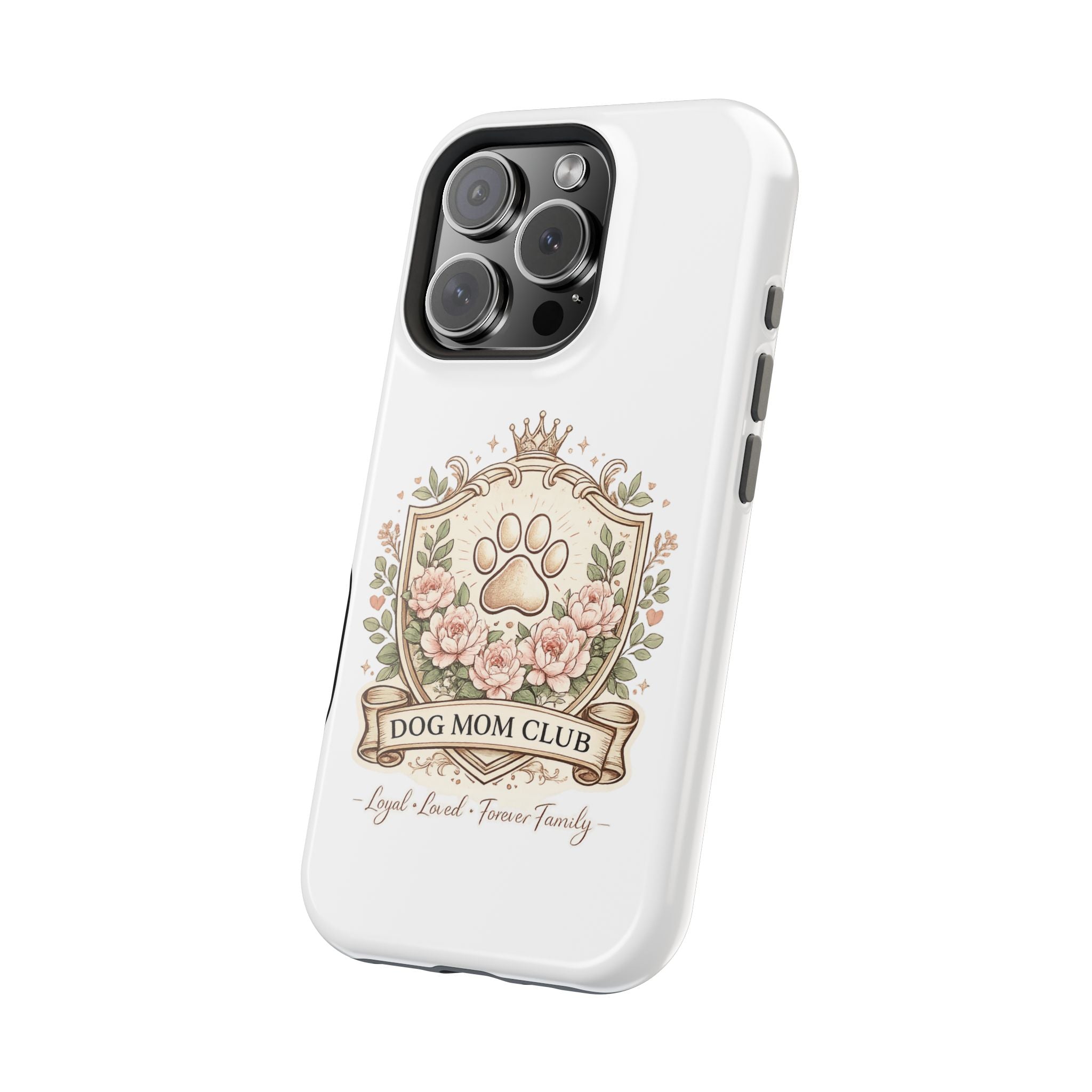 Floral Paw Crest Phone case