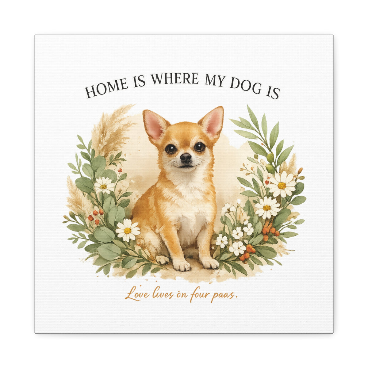 The Heart of the Home | Dog Mom Collection Matte Canvas