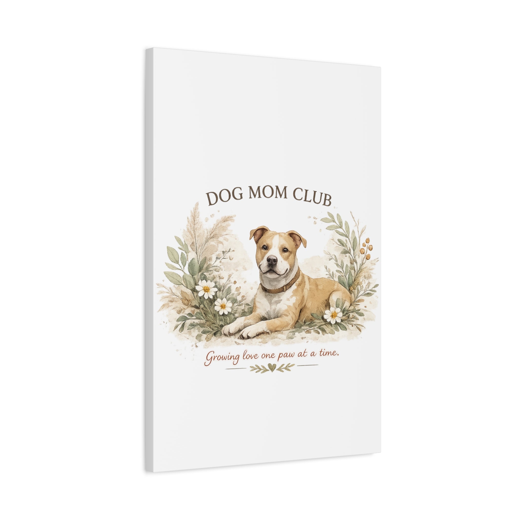 Dog Mom's Wild Garden | Matte Canvas, Stretched, 1.25"