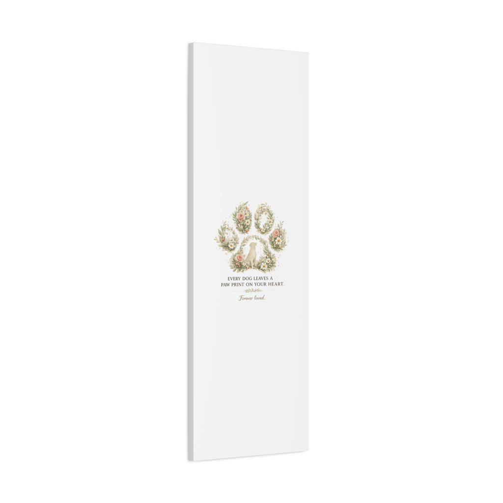 Every Dog Leaves a Paw Print | Matte Canvas, Stretched, 1.25"