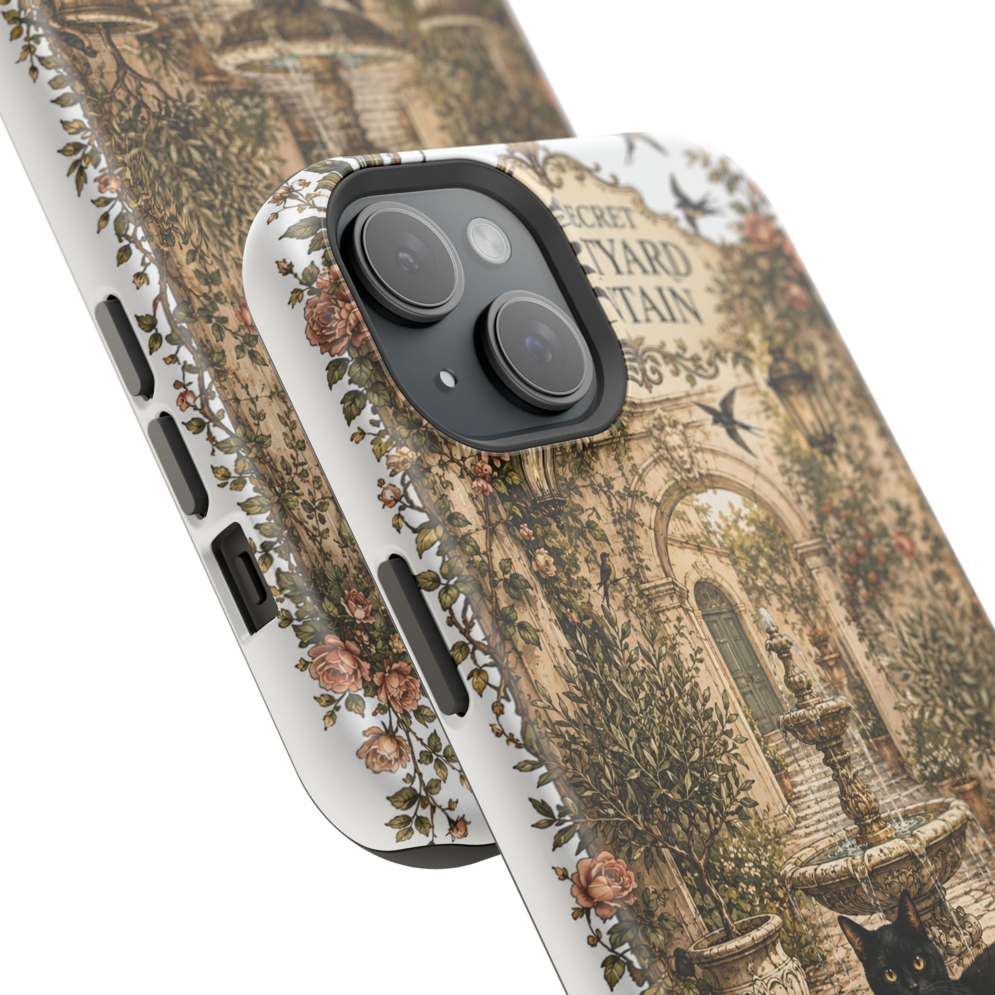 THE SECRET COURTYARD FOUNTAIN | Phone case