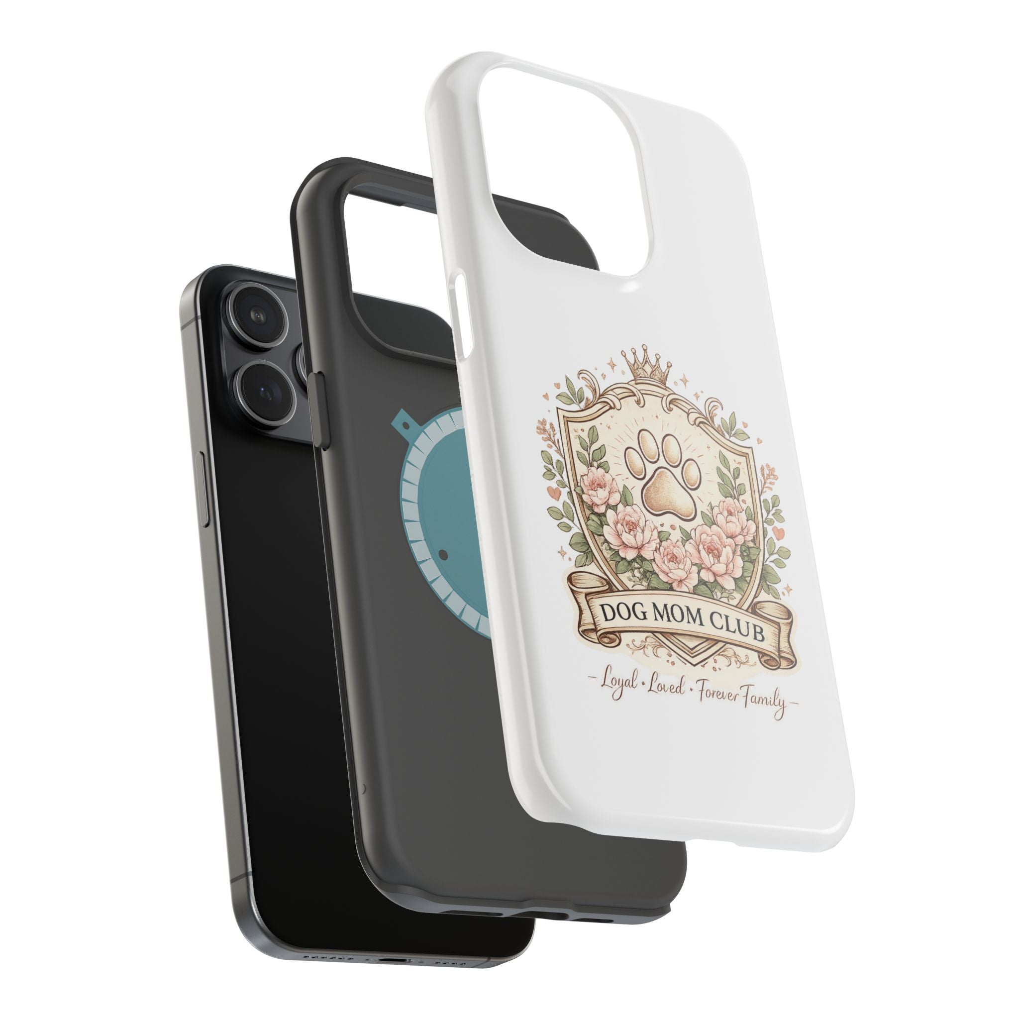 Floral Paw Crest Phone case