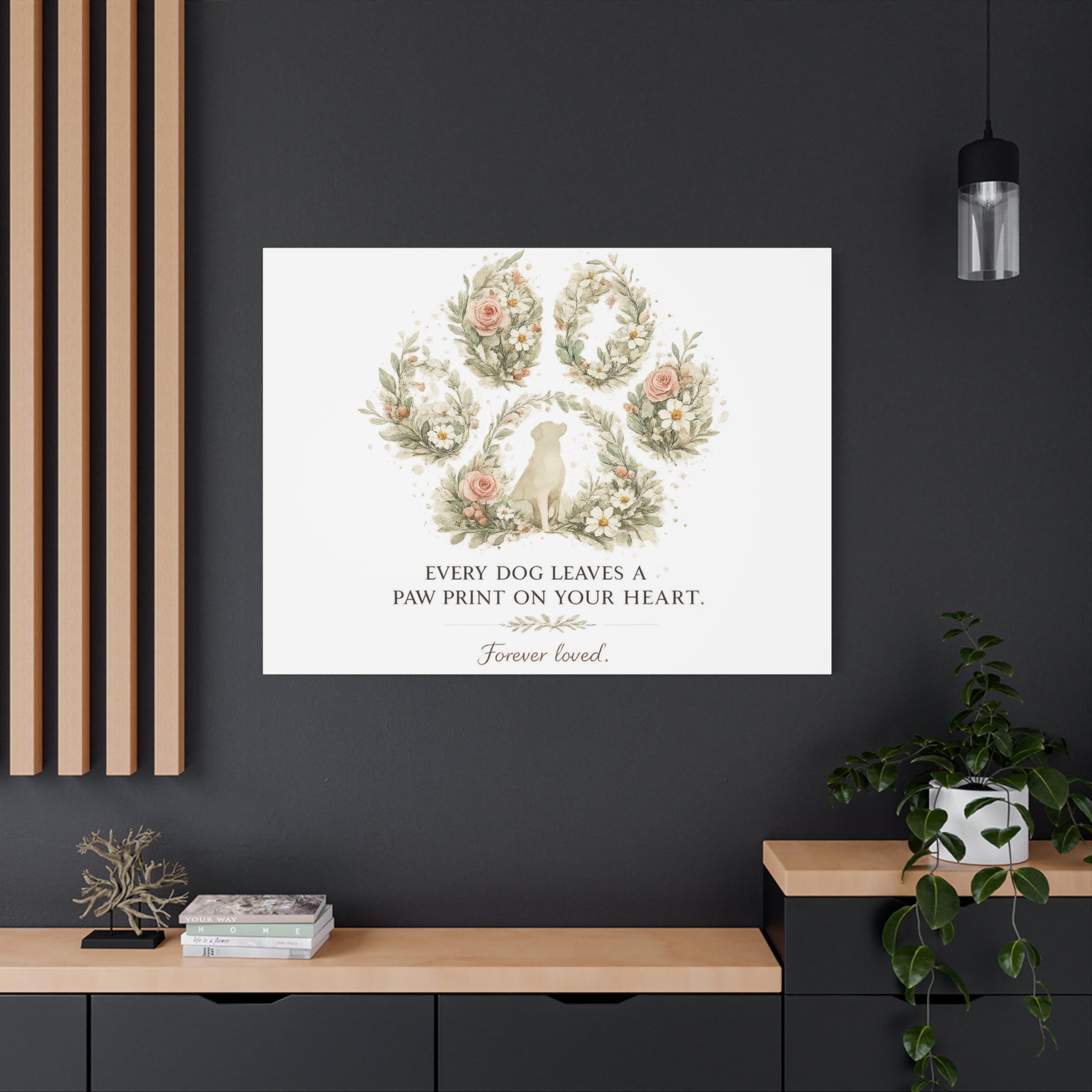 Every Dog Leaves a Paw Print | Matte Canvas, Stretched, 1.25"