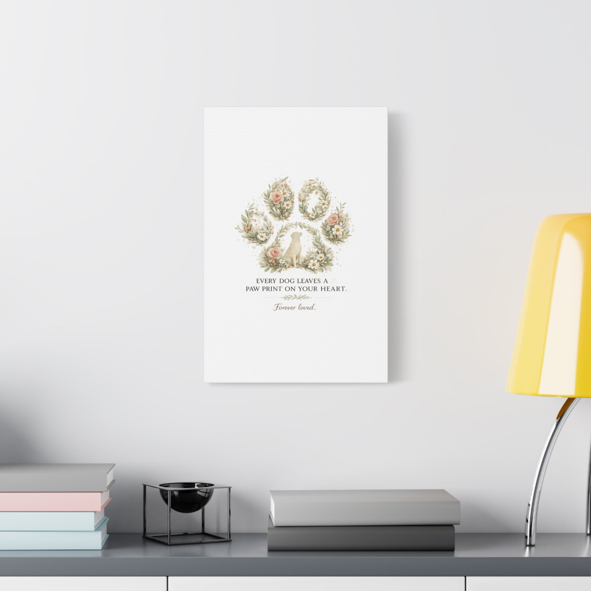 Every Dog Leaves a Paw Print | Matte Canvas, Stretched, 1.25"