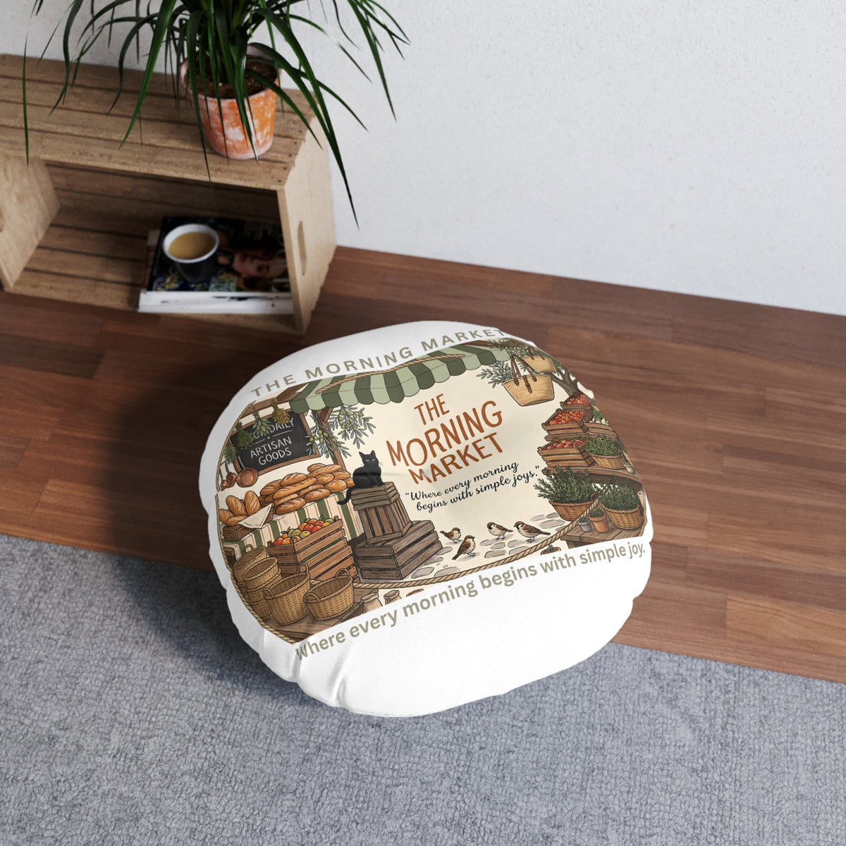 The Morning Market  | Cat Mom Collection Pillow