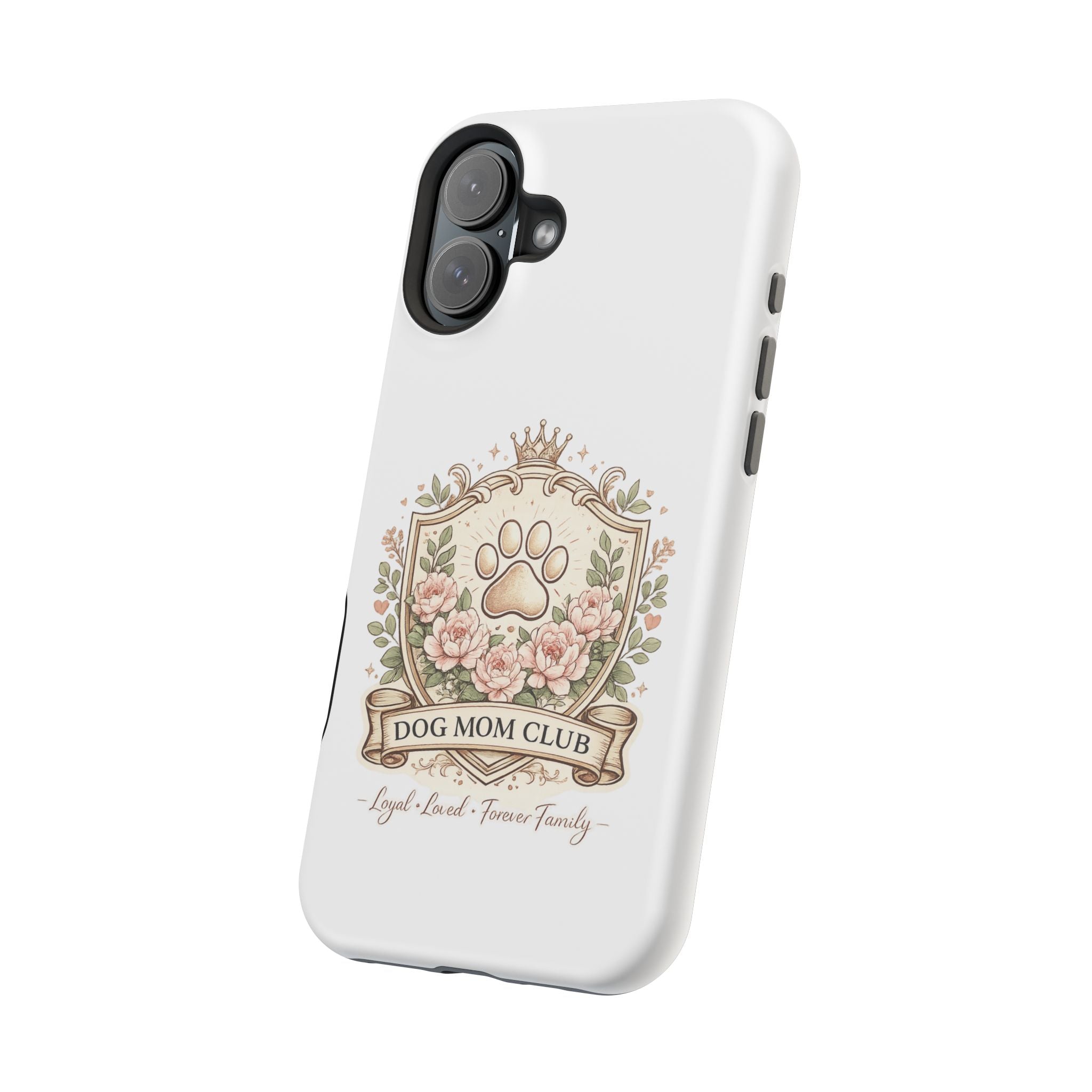 Floral Paw Crest Phone case
