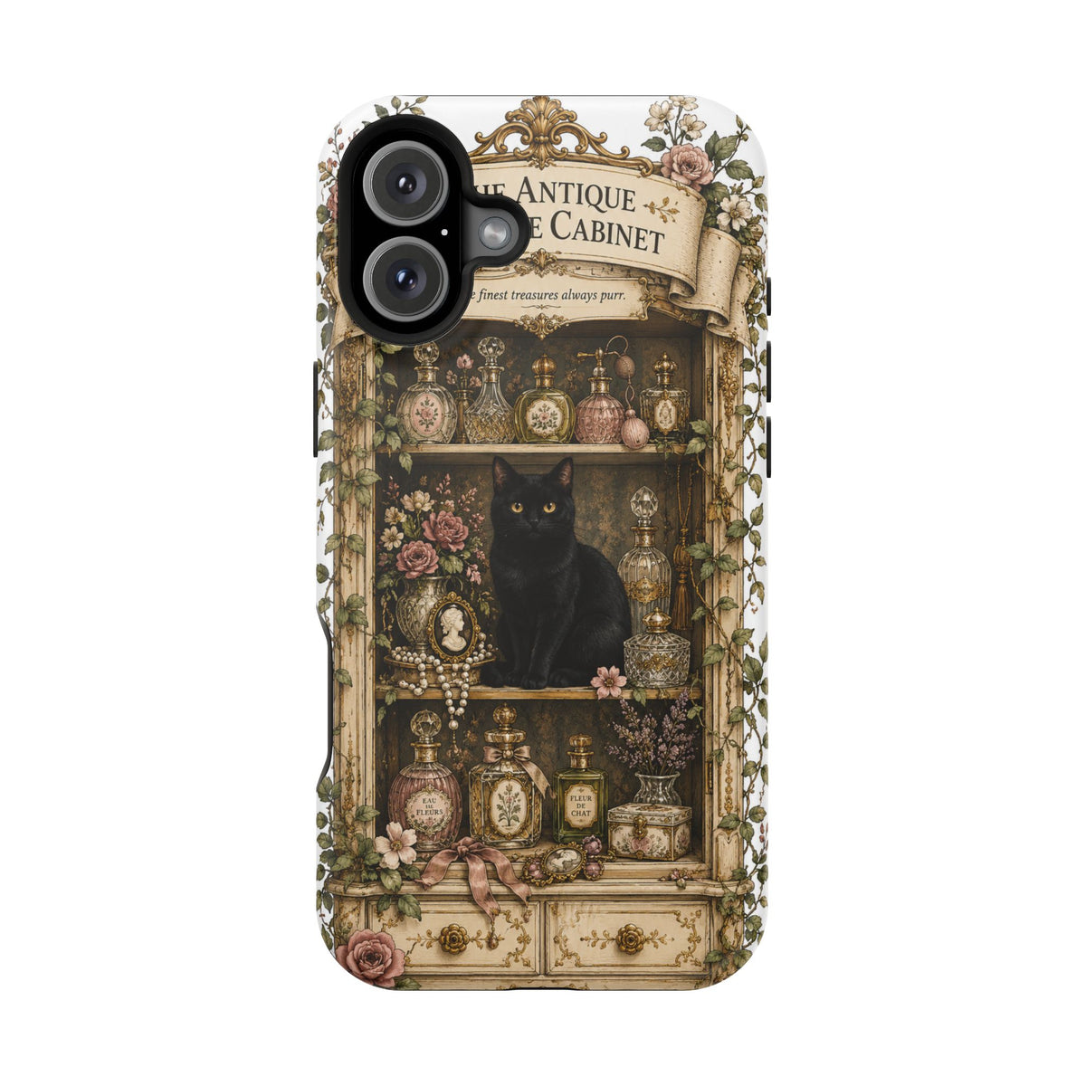 The Antique Perfume Cabinet | Cat Mom Collection Phone case