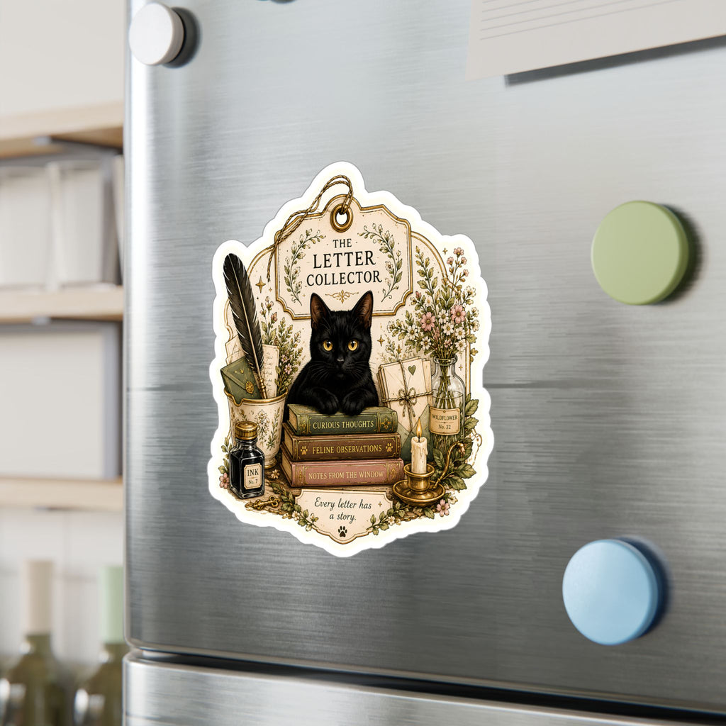 THE LETTER COLLECTOR | Kiss-Cut Vinyl Decals Sticker