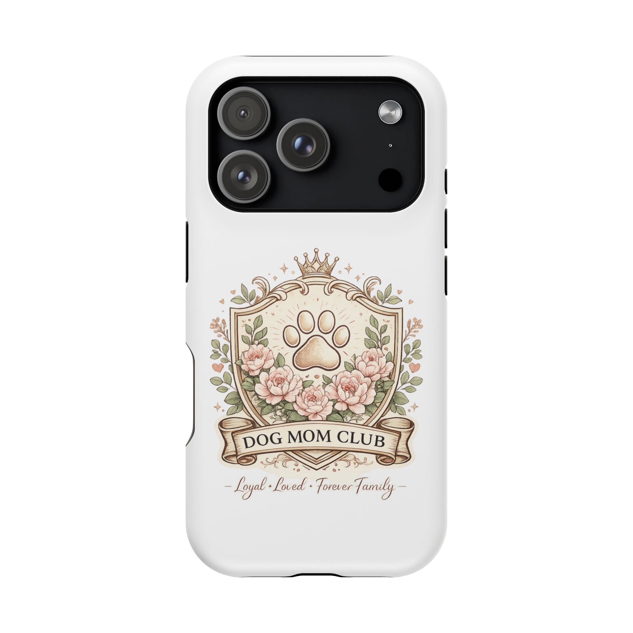 Floral Paw Crest Phone case