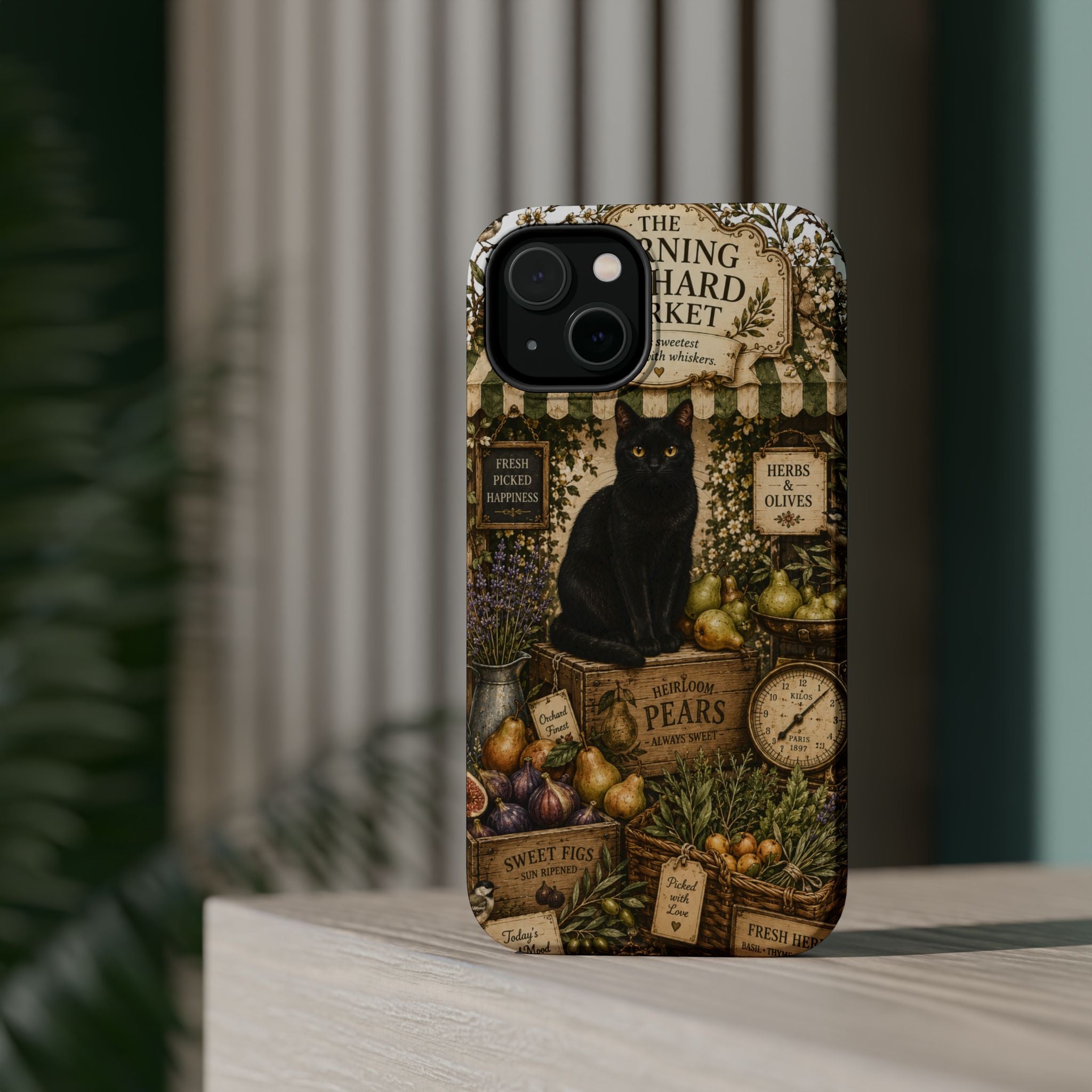 THE MORNING ORCHARD MARKET | Phone case