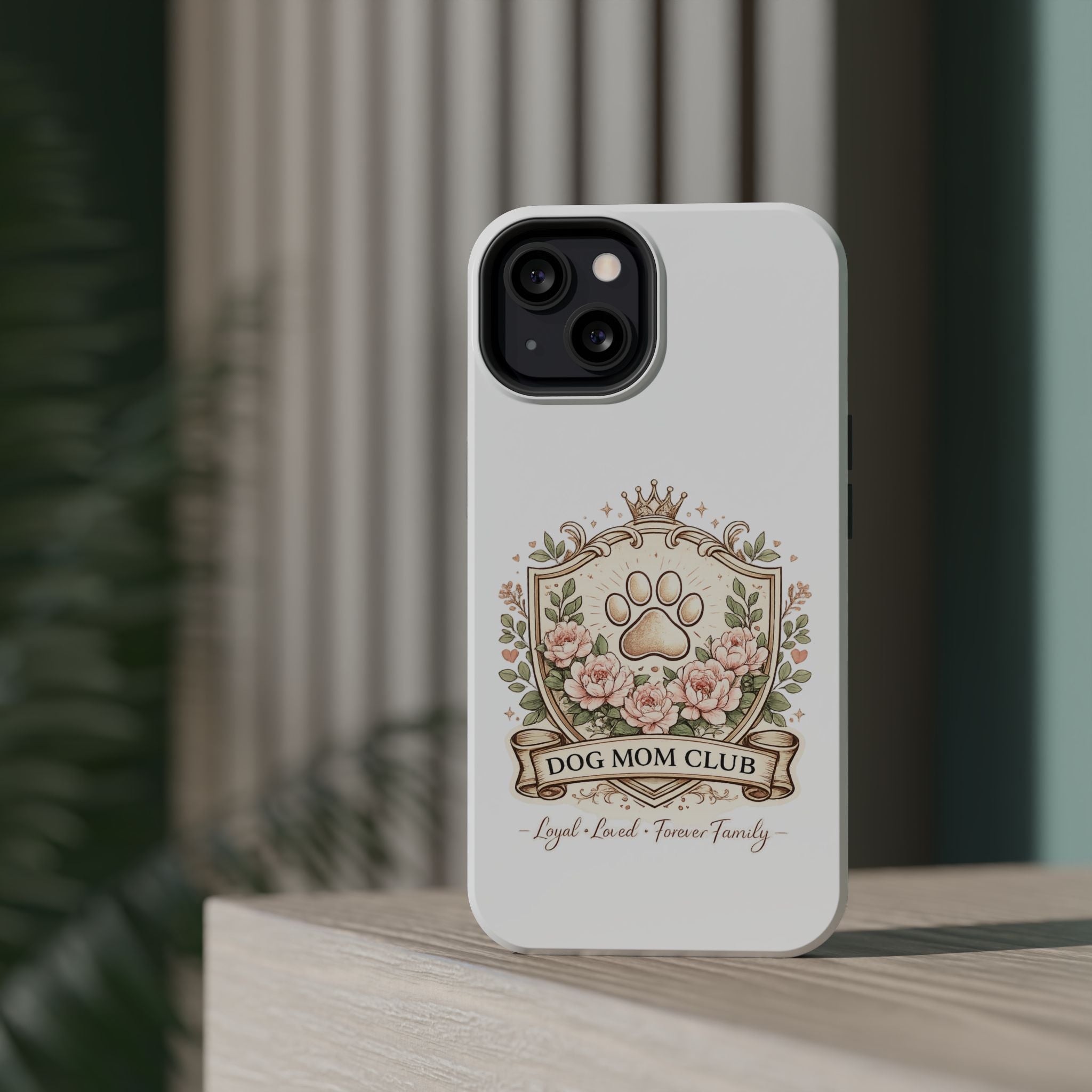 Floral Paw Crest Phone case
