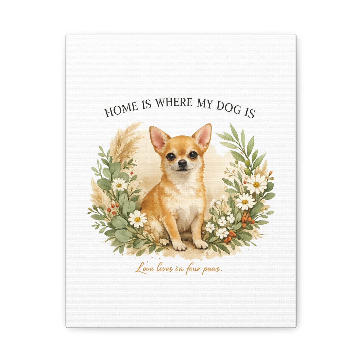 The Heart of the Home | Dog Mom Collection Matte Canvas