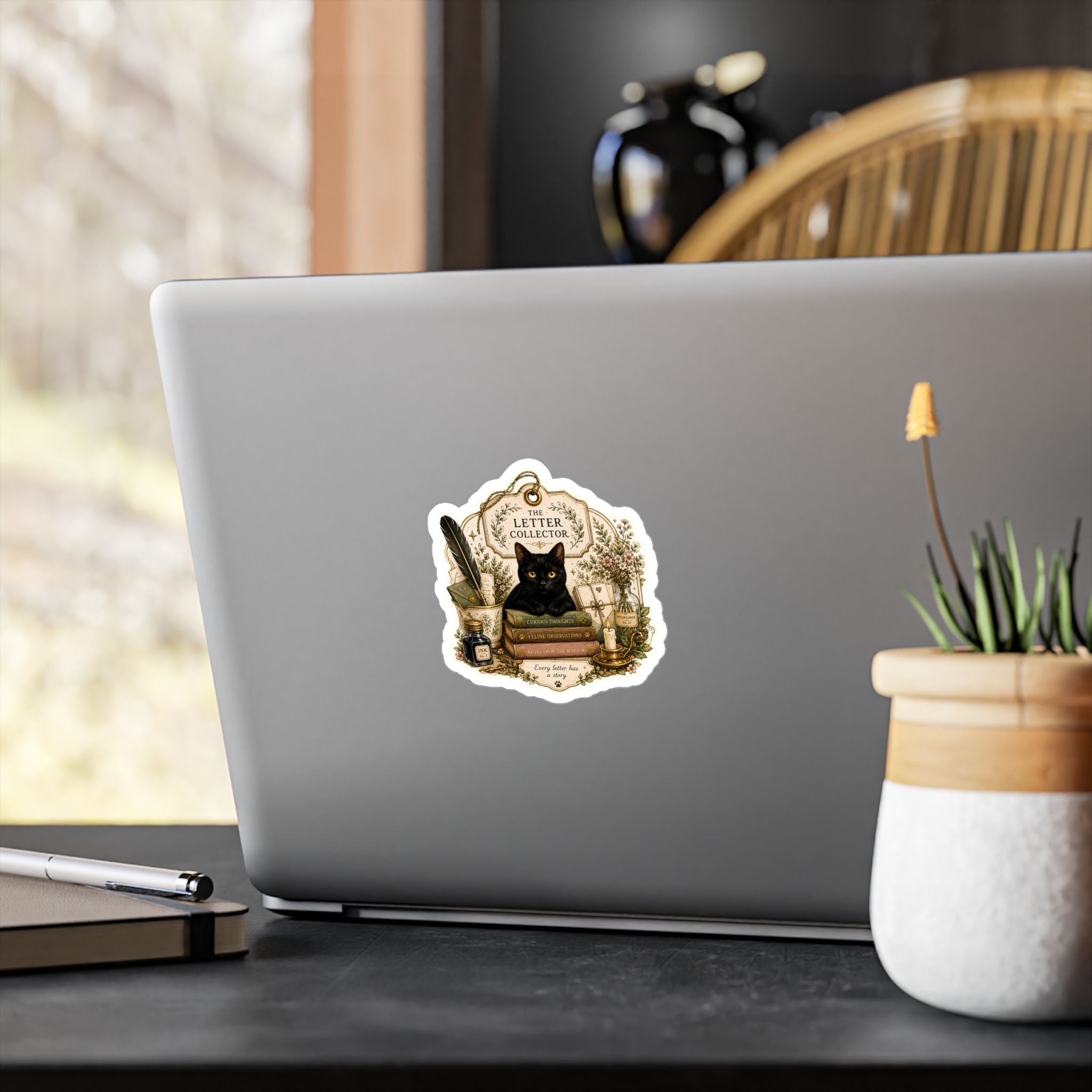 THE LETTER COLLECTOR | Kiss-Cut Vinyl Decals Sticker