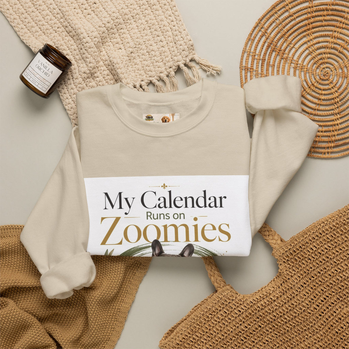 My Calendar Runs on Zoomies | Rescue Collection Sweatshirt