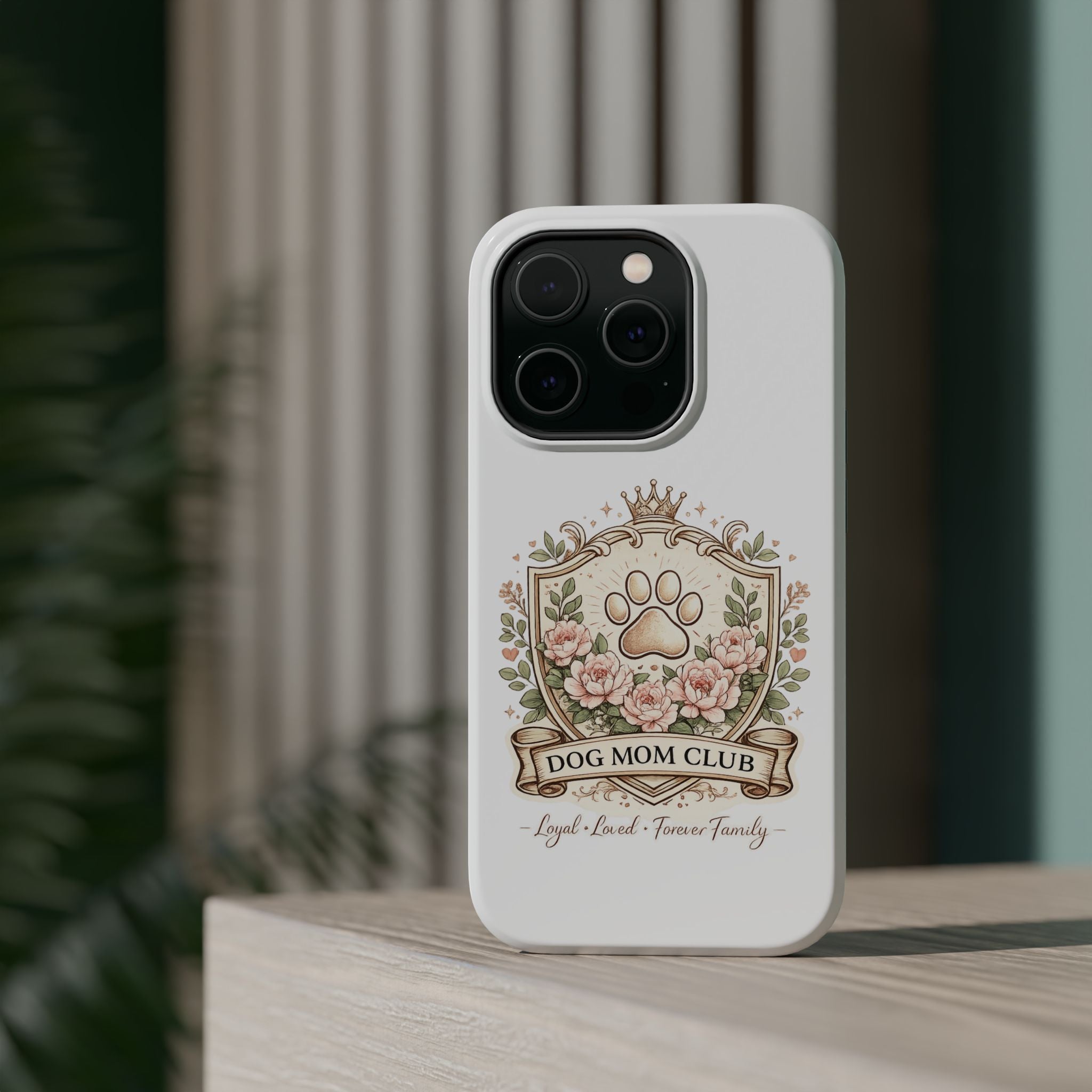 Floral Paw Crest Phone case