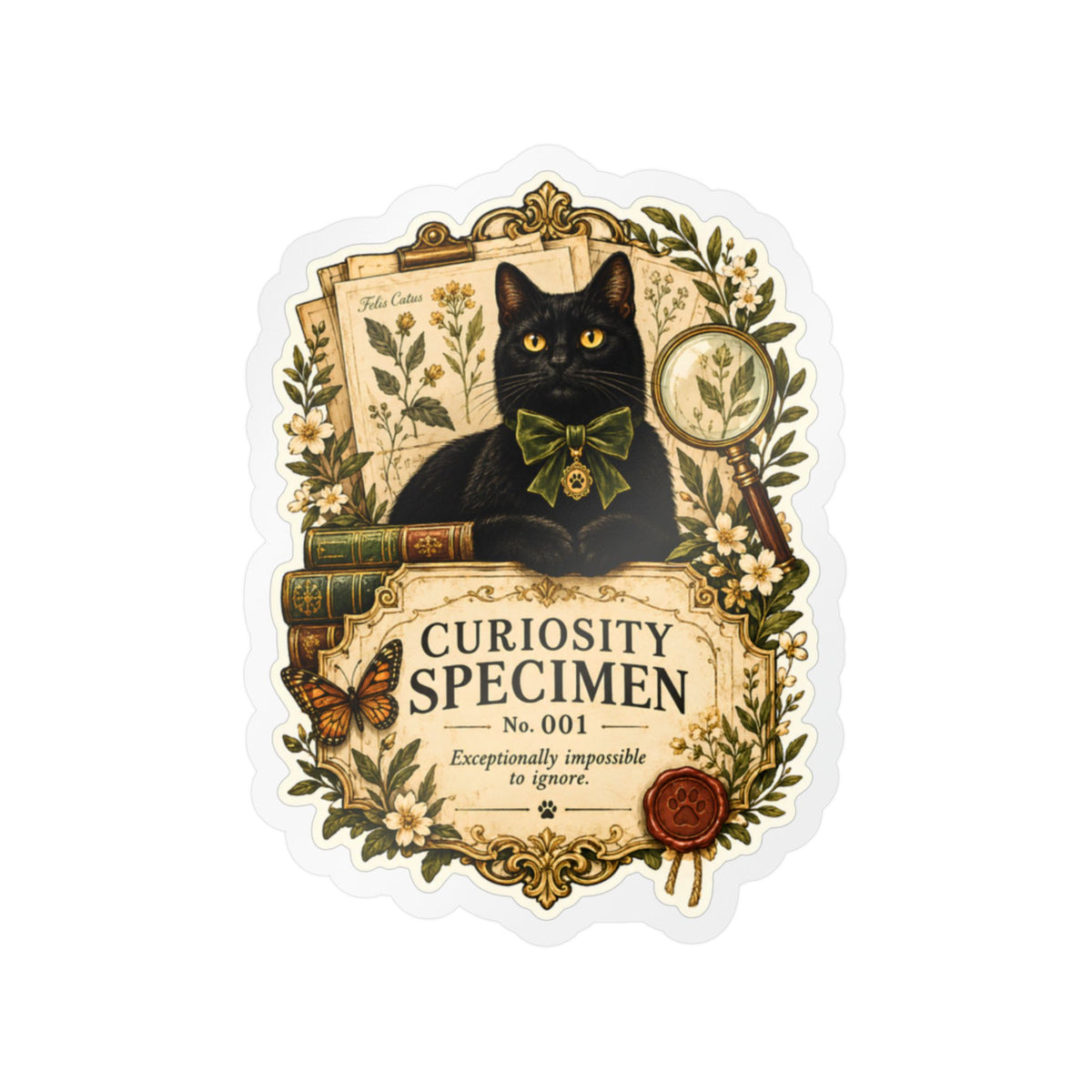 The Curiosity Specimen | Cat Mom Collection Sticker