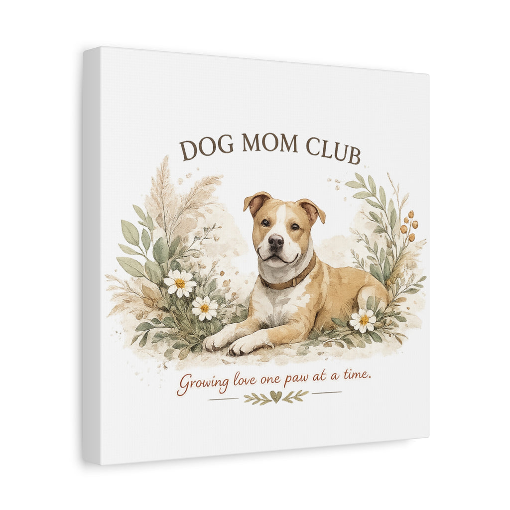 Dog Mom's Wild Garden | Matte Canvas, Stretched, 1.25"