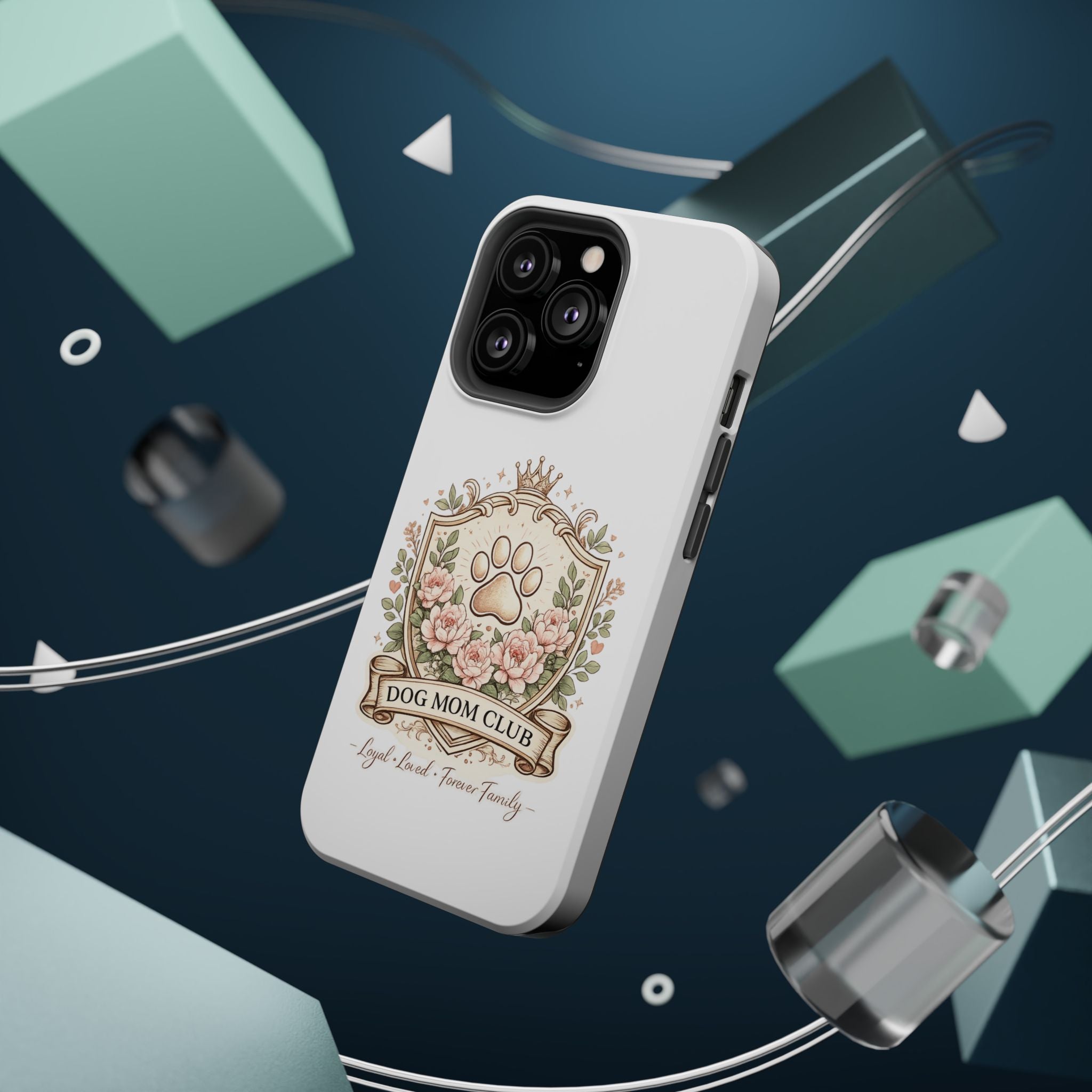 Floral Paw Crest Phone case