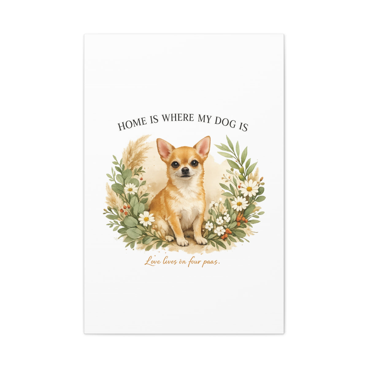 The Heart of the Home | Dog Mom Collection Matte Canvas