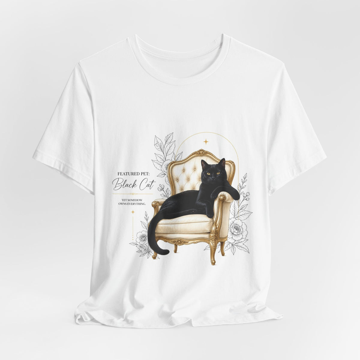 Featured Pet: Black Cat | Cat Mom Collection T-Shirt