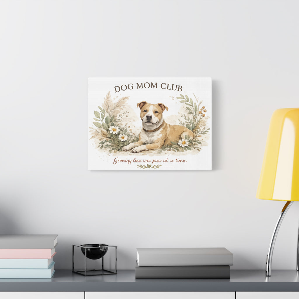 Dog Mom's Wild Garden | Matte Canvas, Stretched, 1.25"