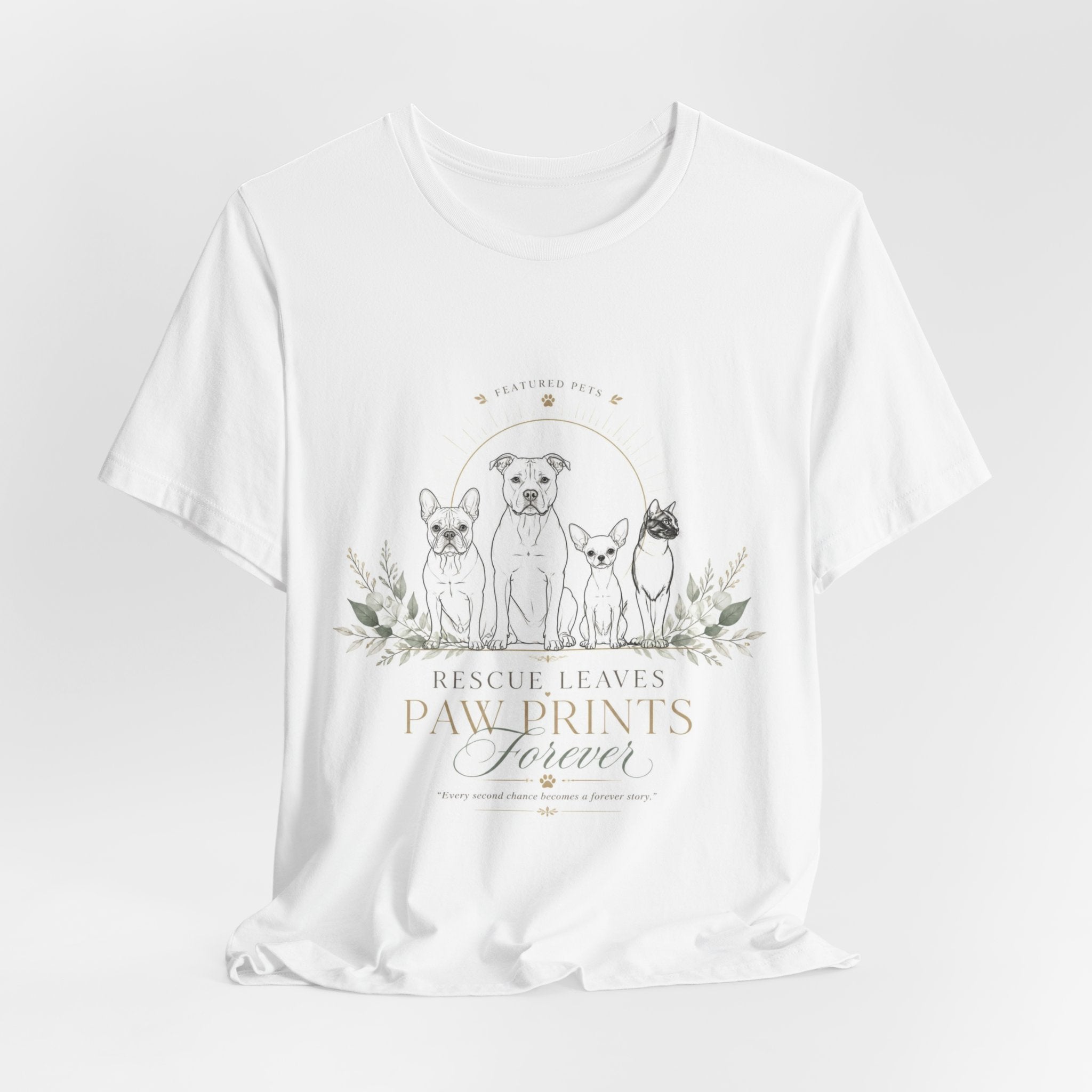 PAWPRINT | Bella+Canvas 3001 Unisex Jersey T-Shirt