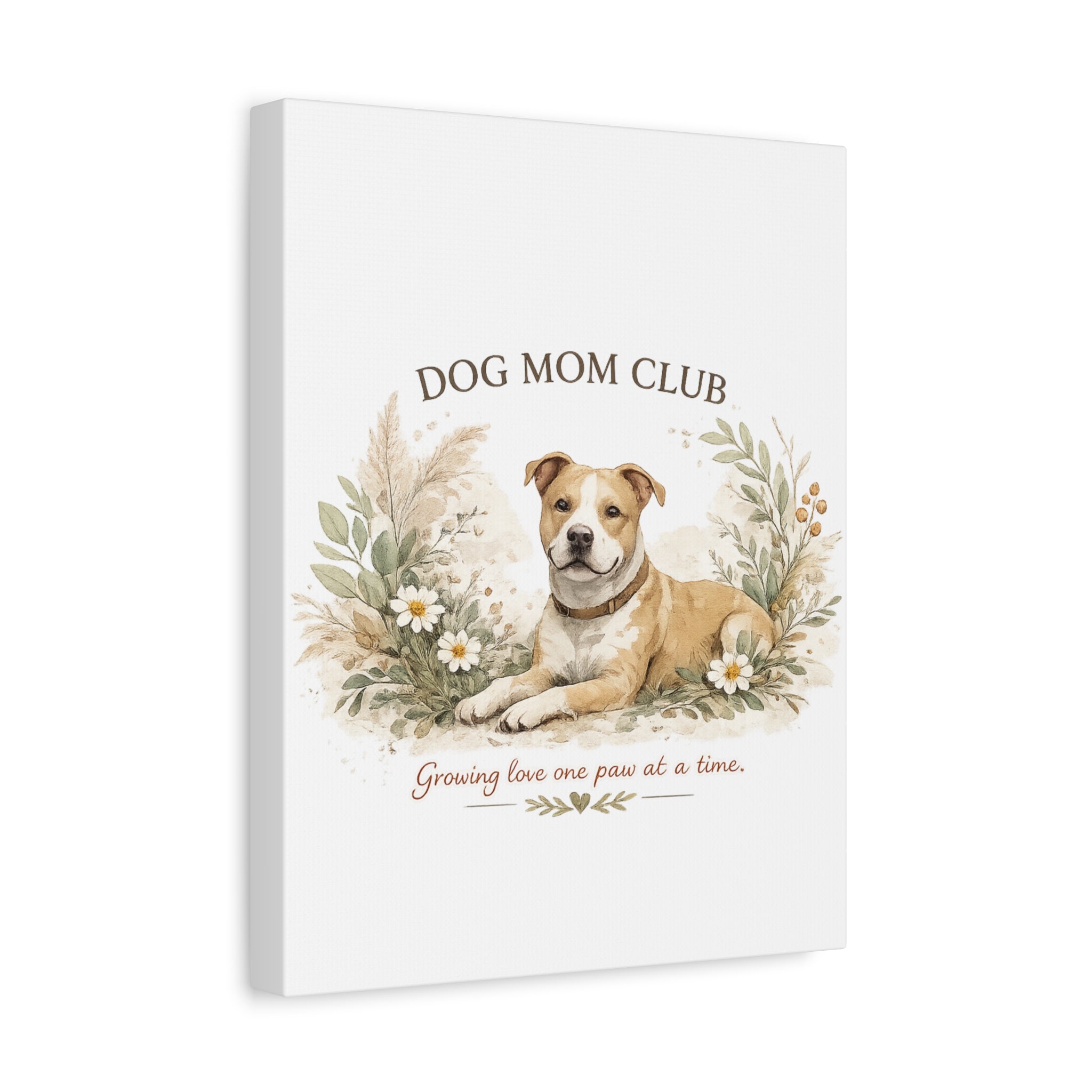 Dog Mom's Wild Garden | Matte Canvas, Stretched, 1.25"