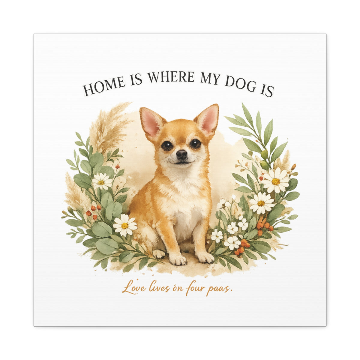 The Heart of the Home | Dog Mom Collection Matte Canvas