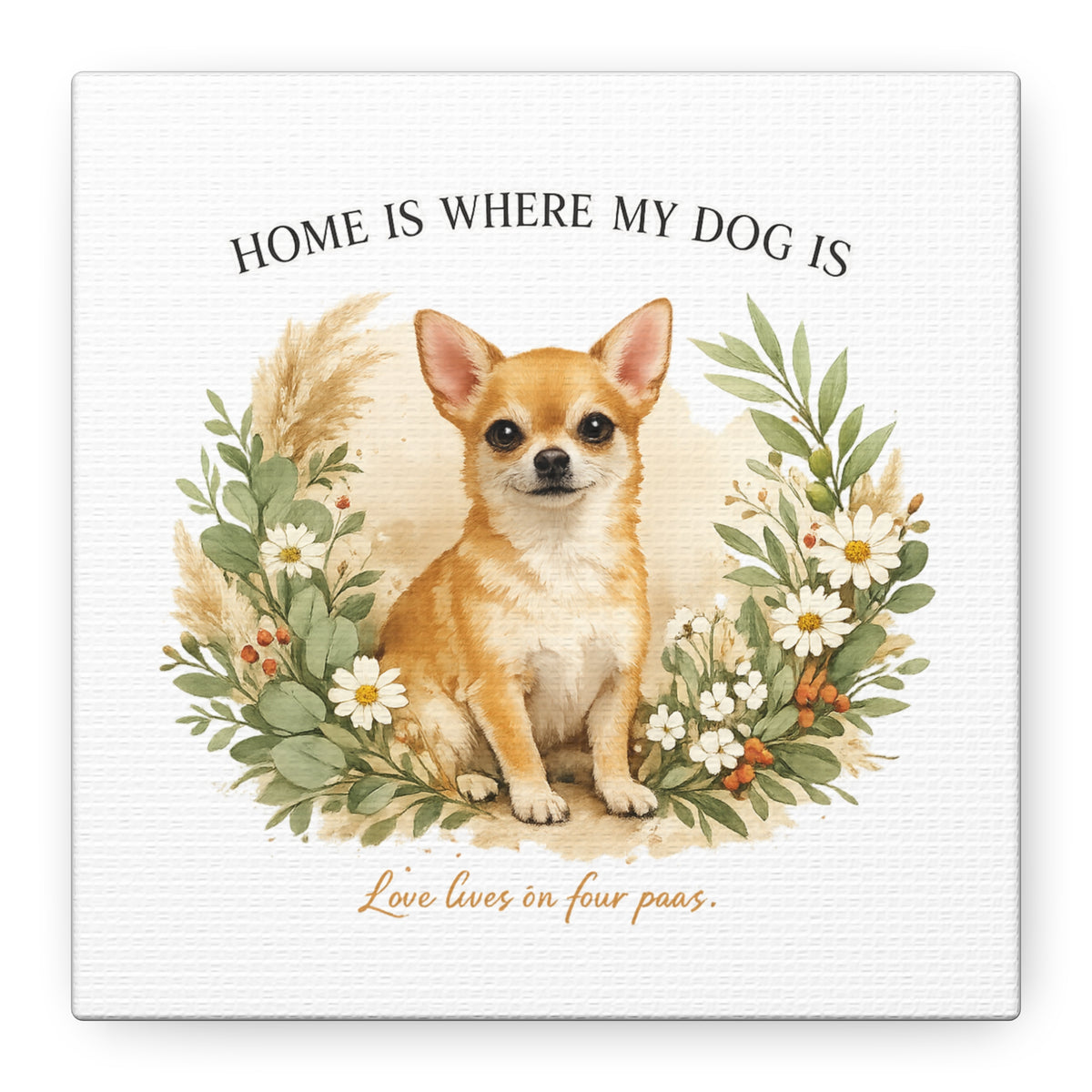 The Heart of the Home | Dog Mom Collection Matte Canvas