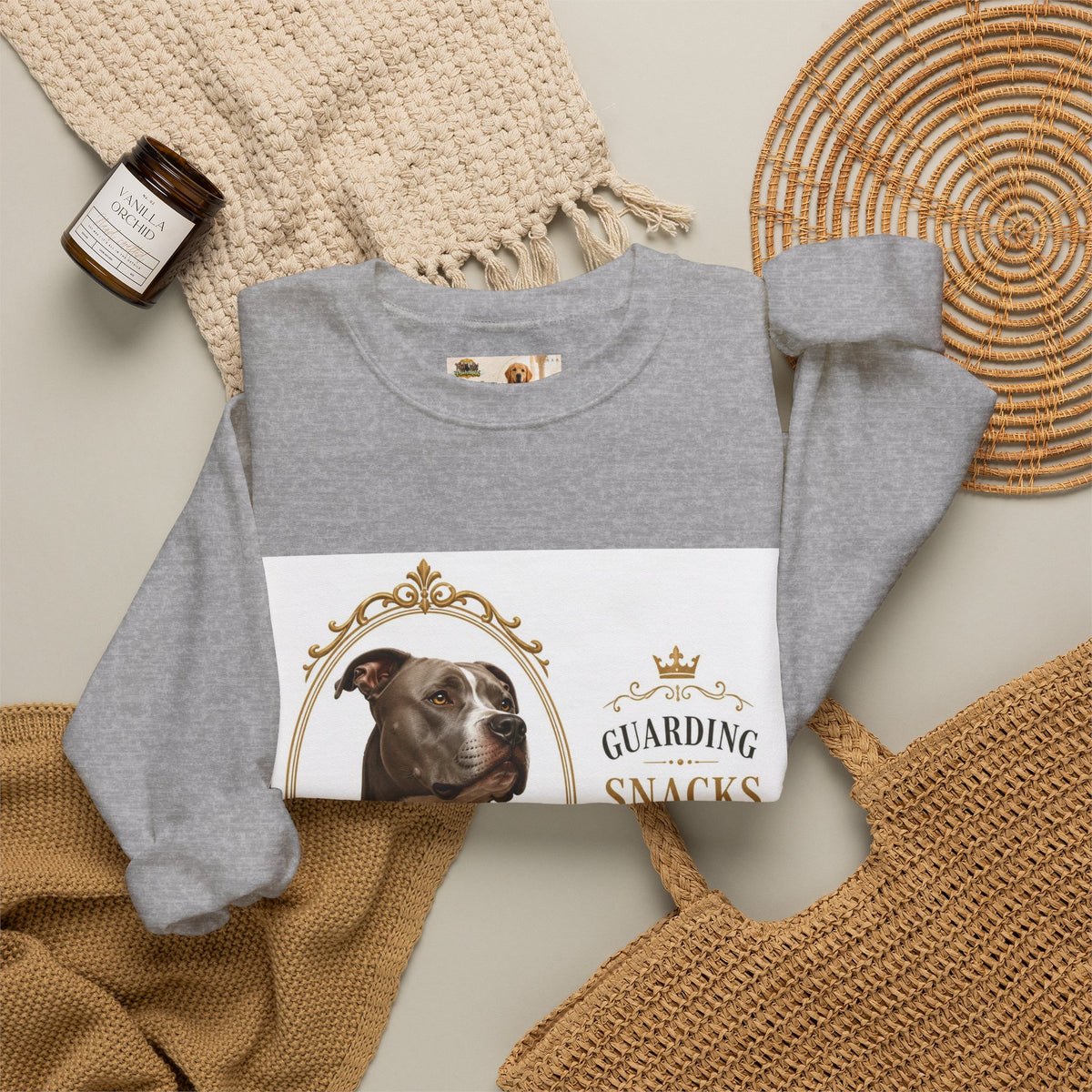 Guarding snacks | Fun Collection Sweatshirt