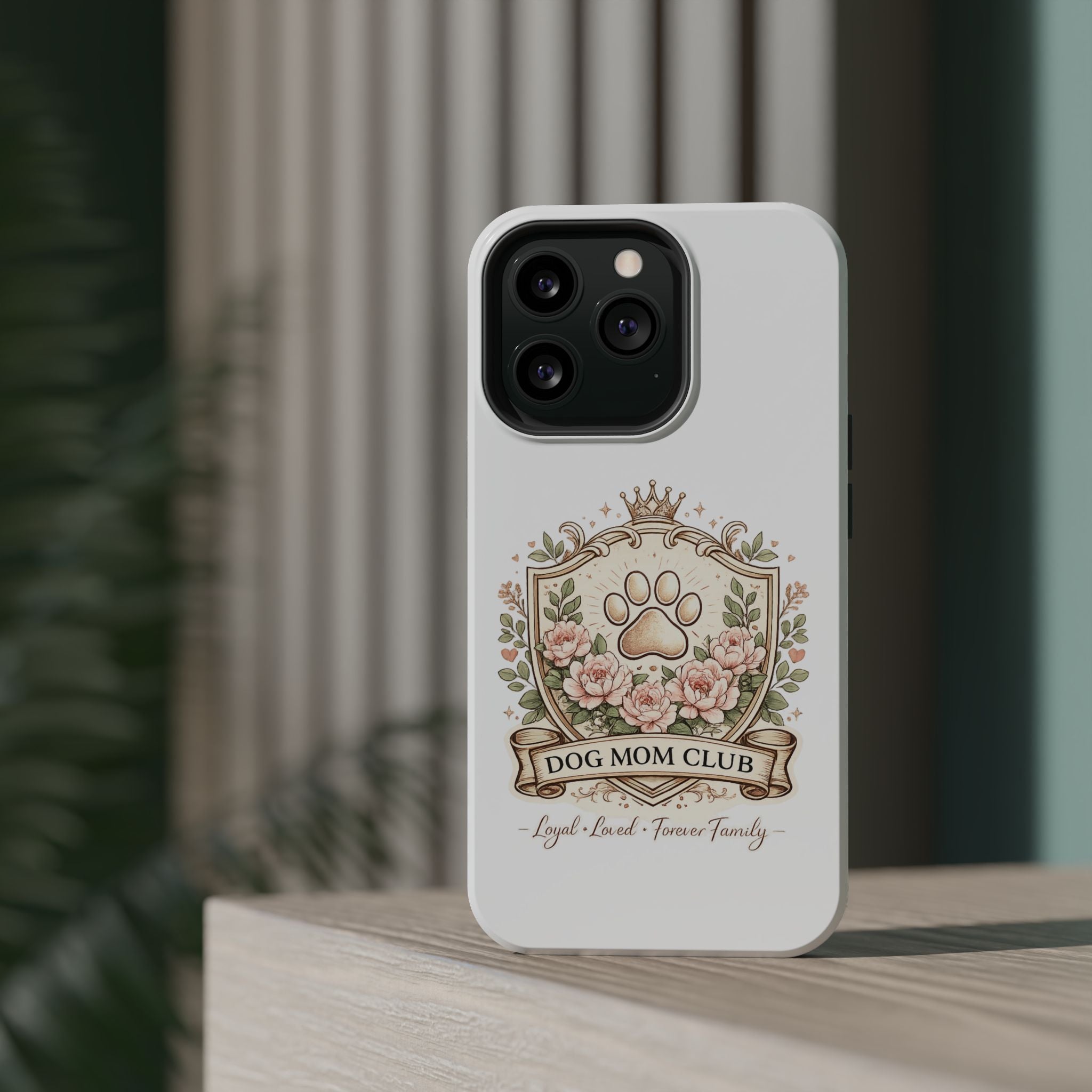 Floral Paw Crest Phone case