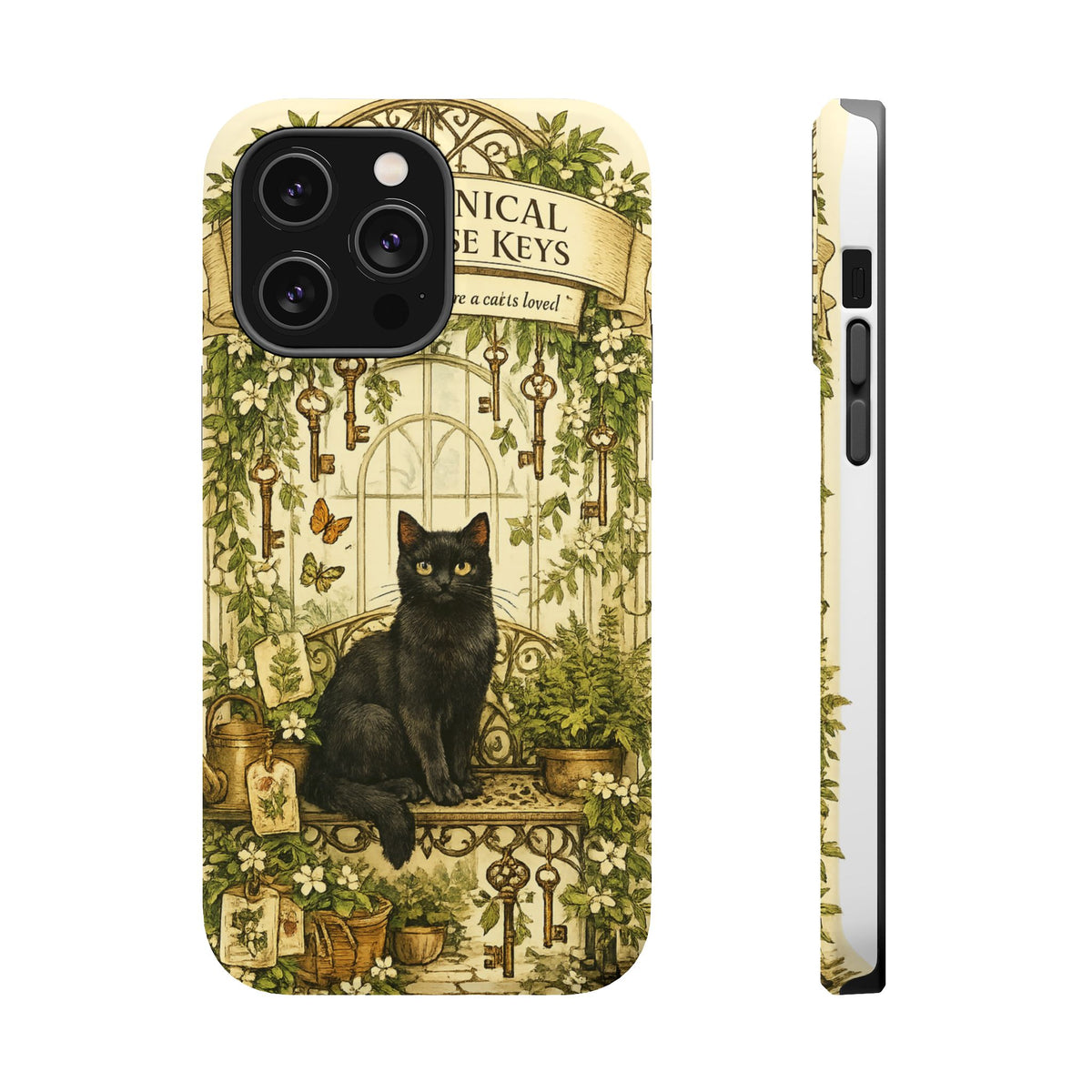 The Botanical Greenhouse Keys | Cat Mom Collection Phone case