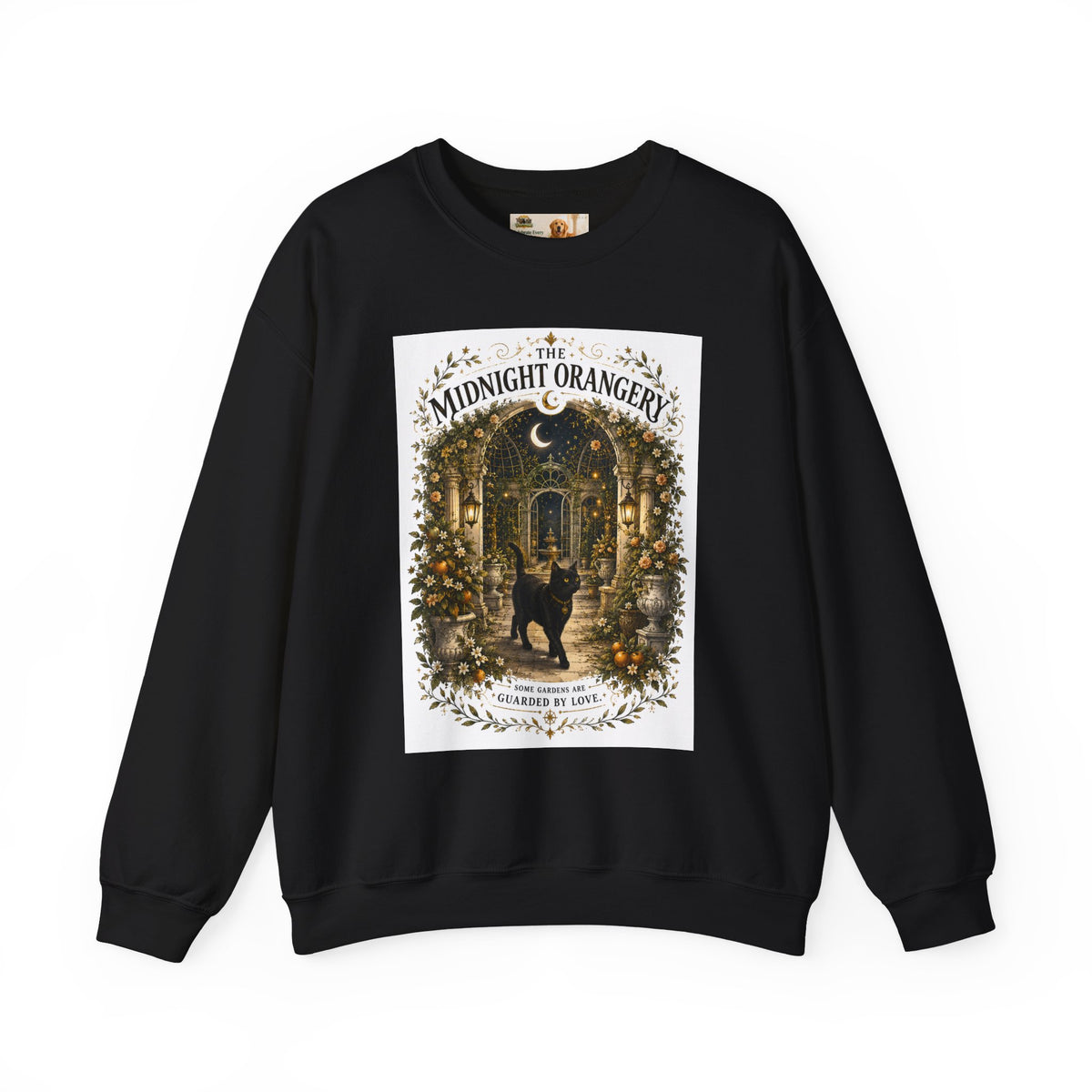 The Midnight Orangery Black Cat Sweatshirt | Cat Mom Collection