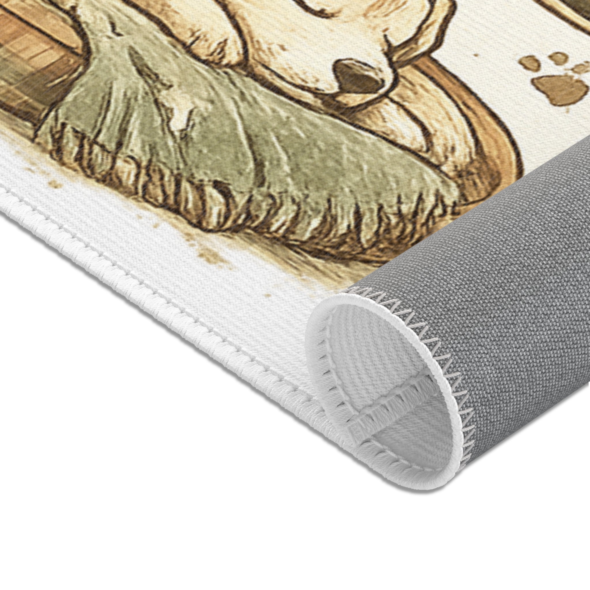 Home where my Dog is | Area Rugs