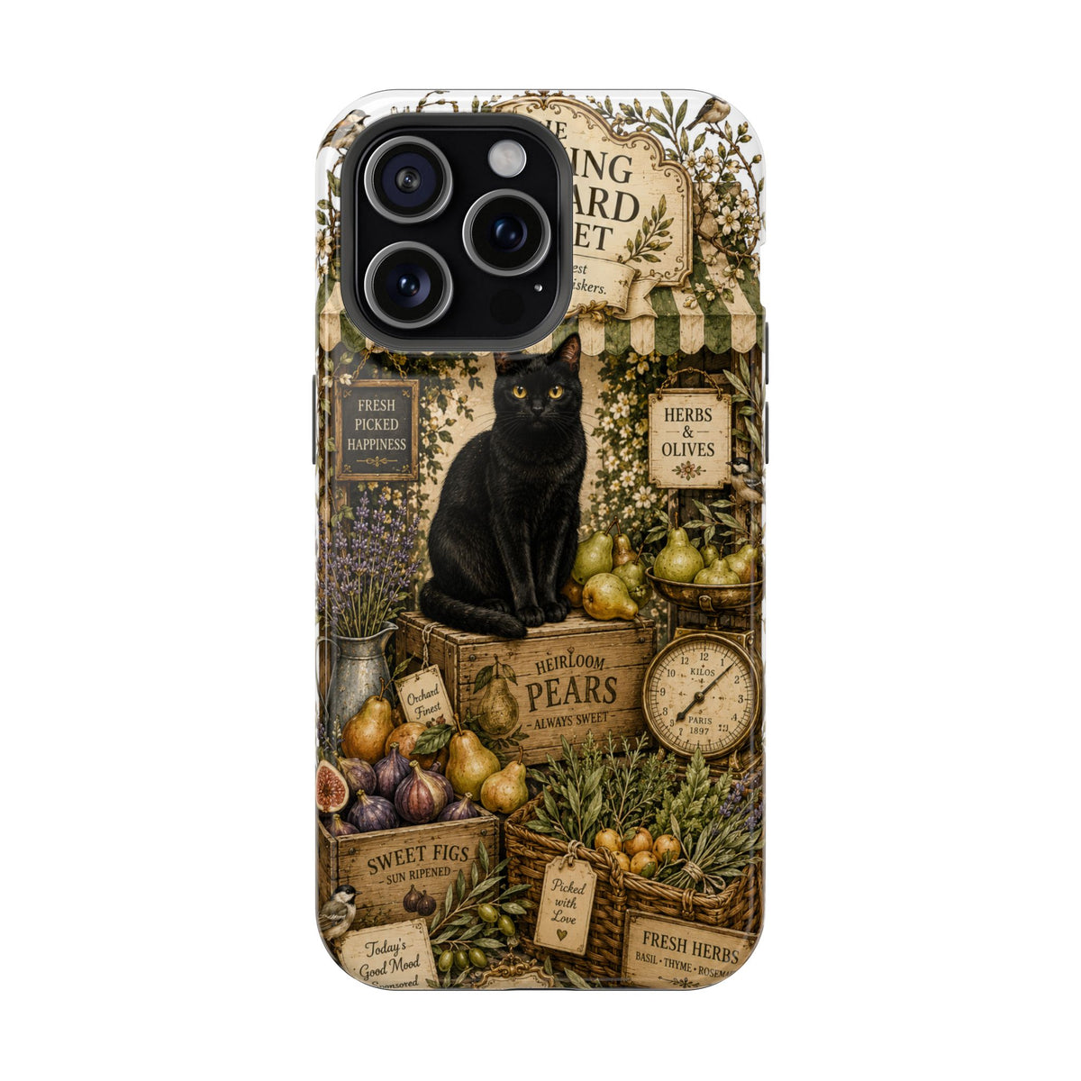 The Morning Orchard Market | Cat Mom Collection Phone case