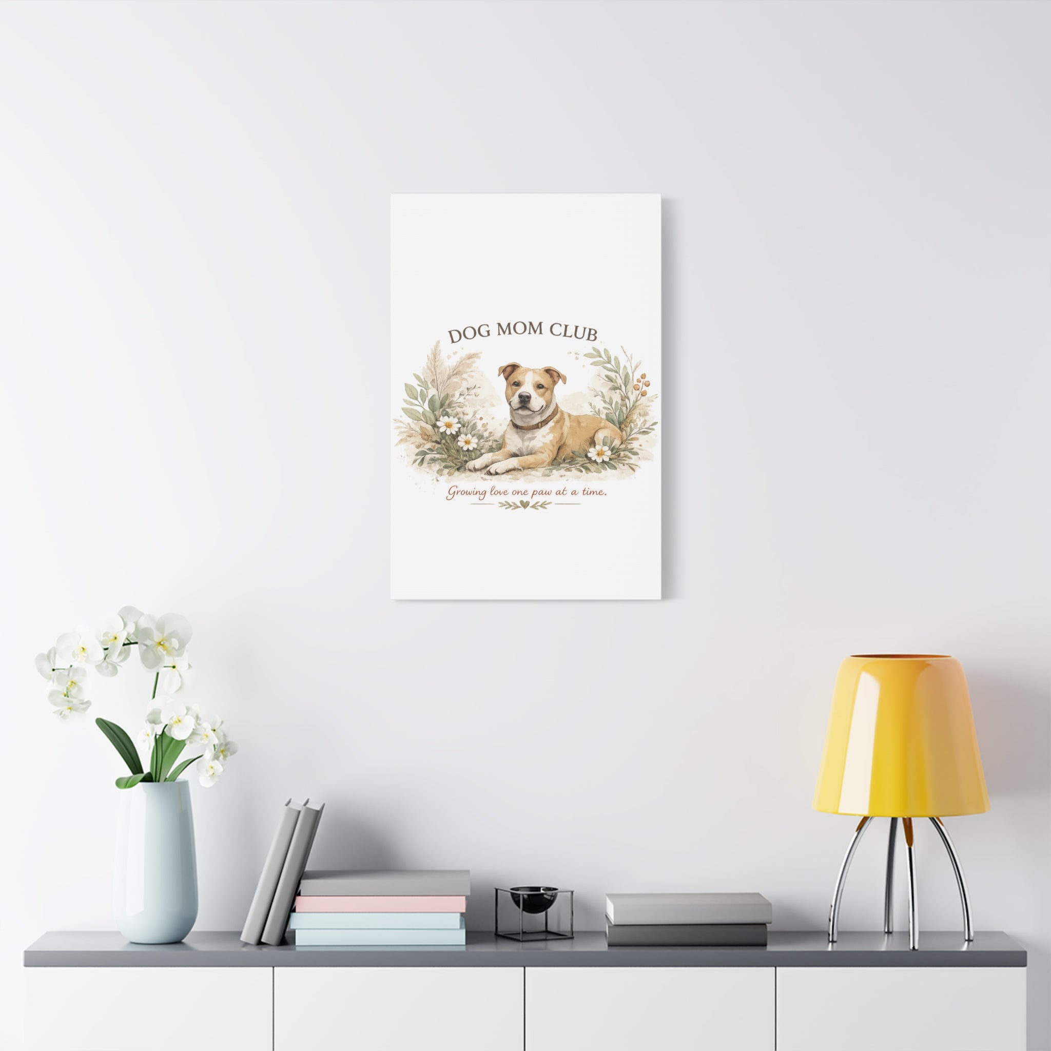 Dog Mom's Wild Garden | Matte Canvas, Stretched, 1.25"