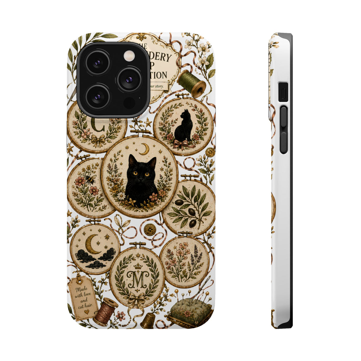 The Embroidery Hoop | Cat Mom Collection Phone case