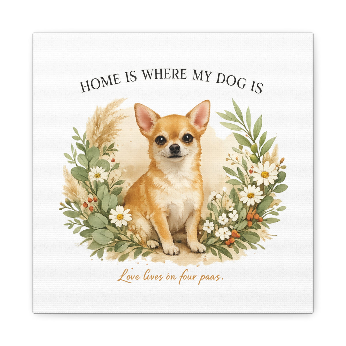 The Heart of the Home | Dog Mom Collection Matte Canvas