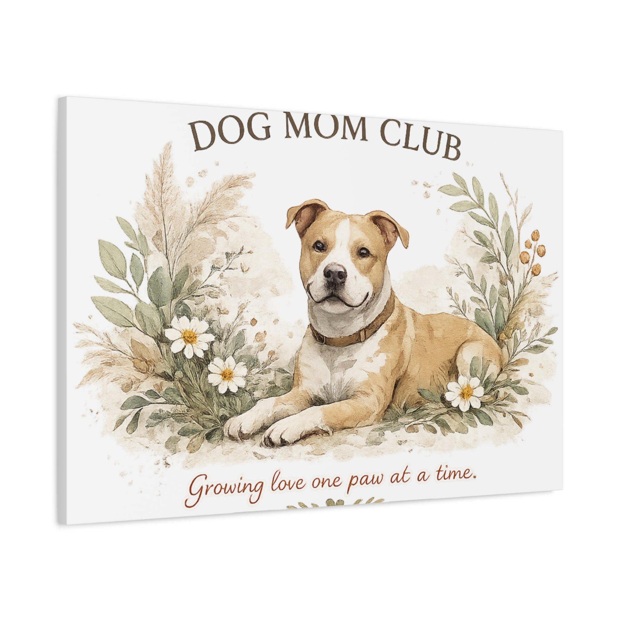 Dog Mom's Wild Garden | Matte Canvas, Stretched, 1.25"