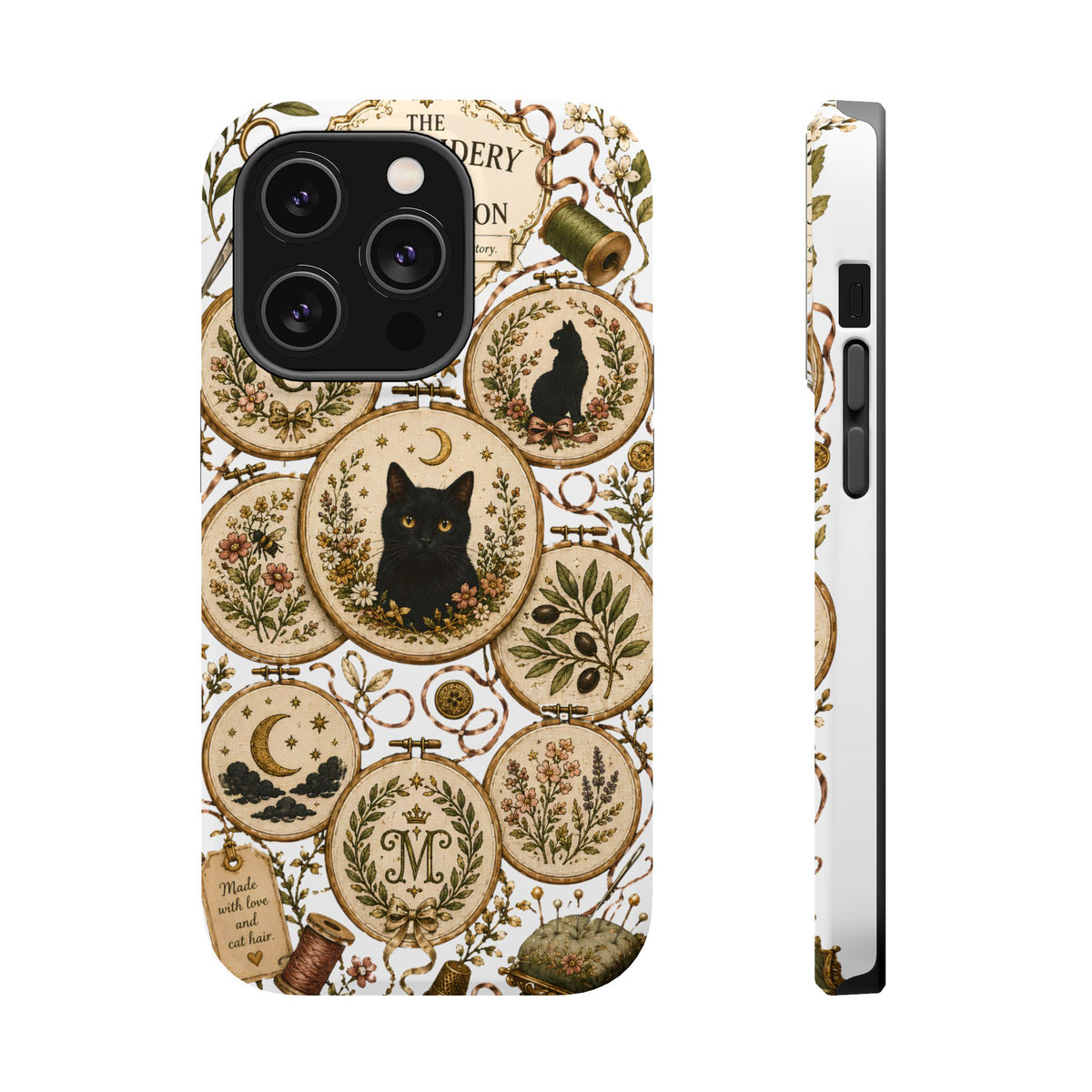 The Embroidery Hoop | Cat Mom Collection Phone case
