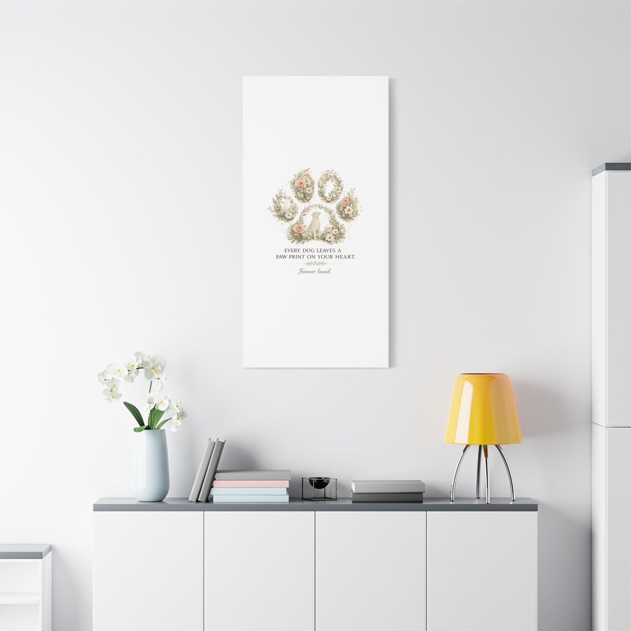 Every Dog Leaves a Paw Print | Matte Canvas, Stretched, 1.25"