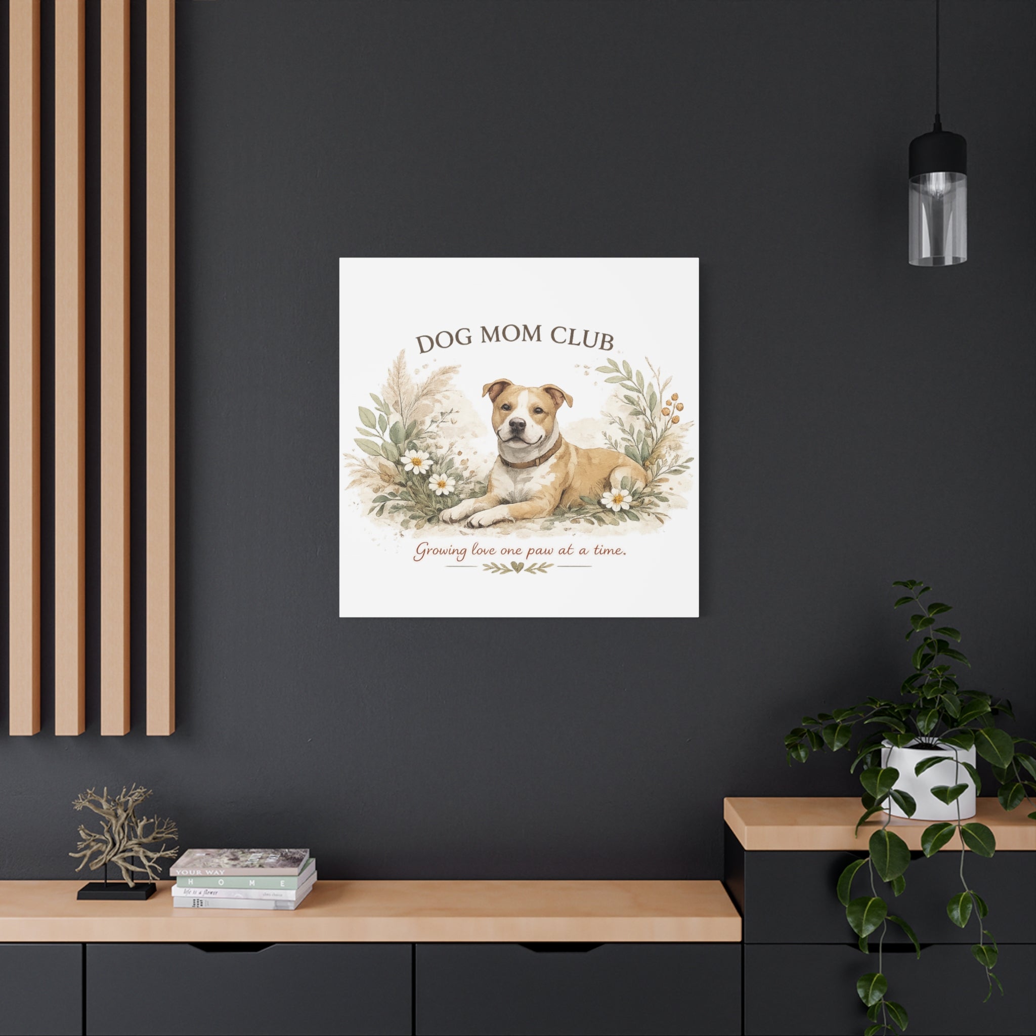 Dog Mom's Wild Garden | Matte Canvas, Stretched, 1.25"