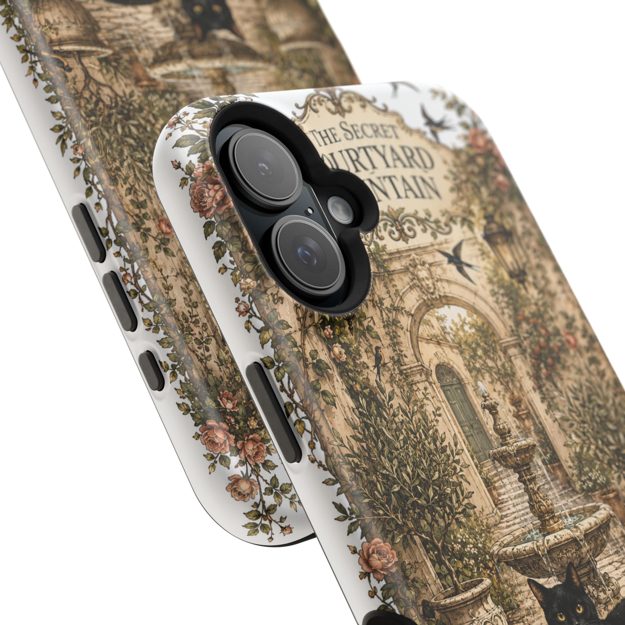 THE SECRET COURTYARD FOUNTAIN | Phone case