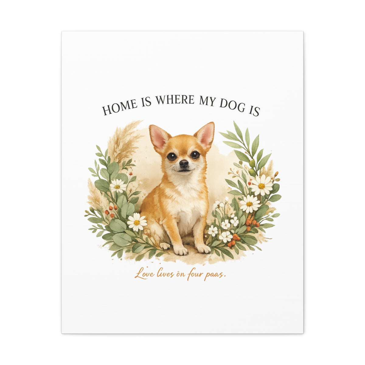 The Heart of the Home | Dog Mom Collection Matte Canvas