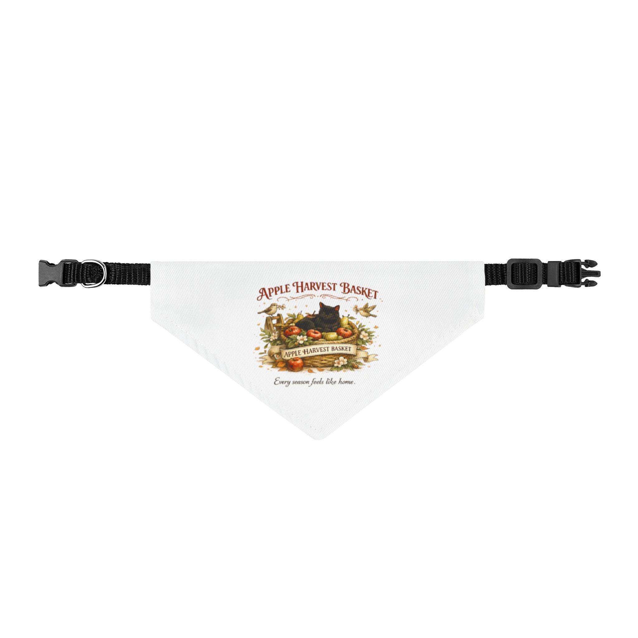 THE APPLE HARVEST BASKET | Clip-on Pet Bandana