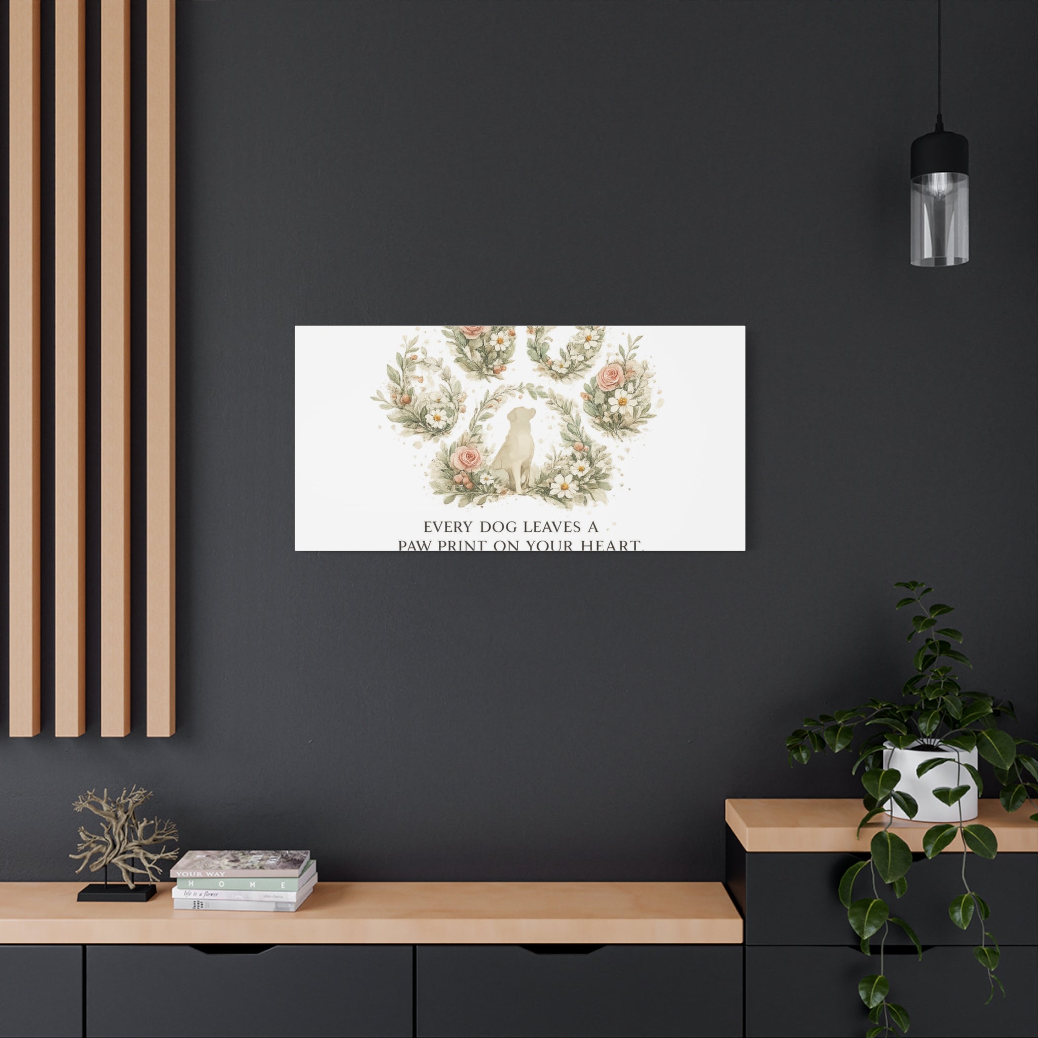 Every Dog Leaves a Paw Print | Matte Canvas, Stretched, 1.25"
