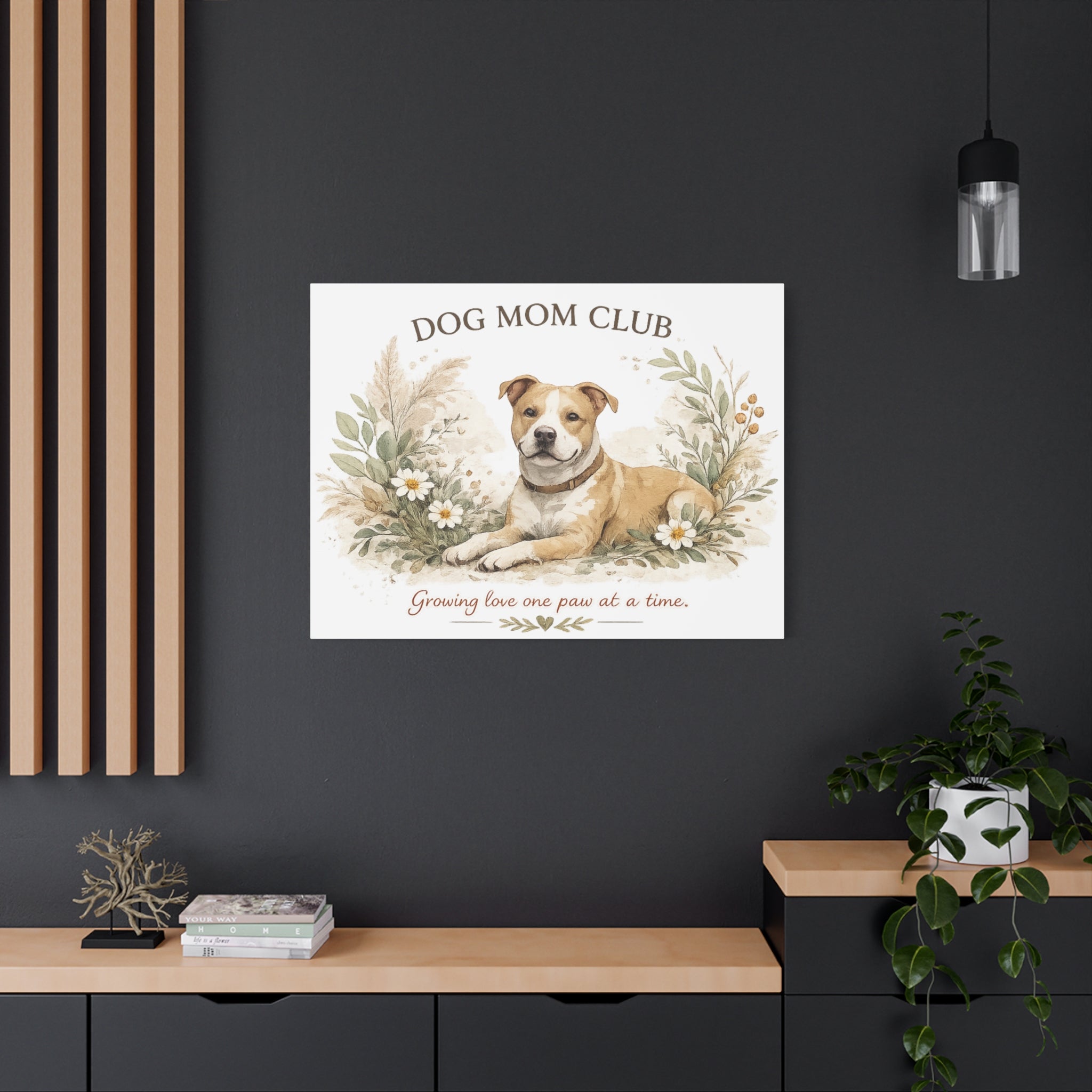 Dog Mom's Wild Garden | Matte Canvas, Stretched, 1.25"