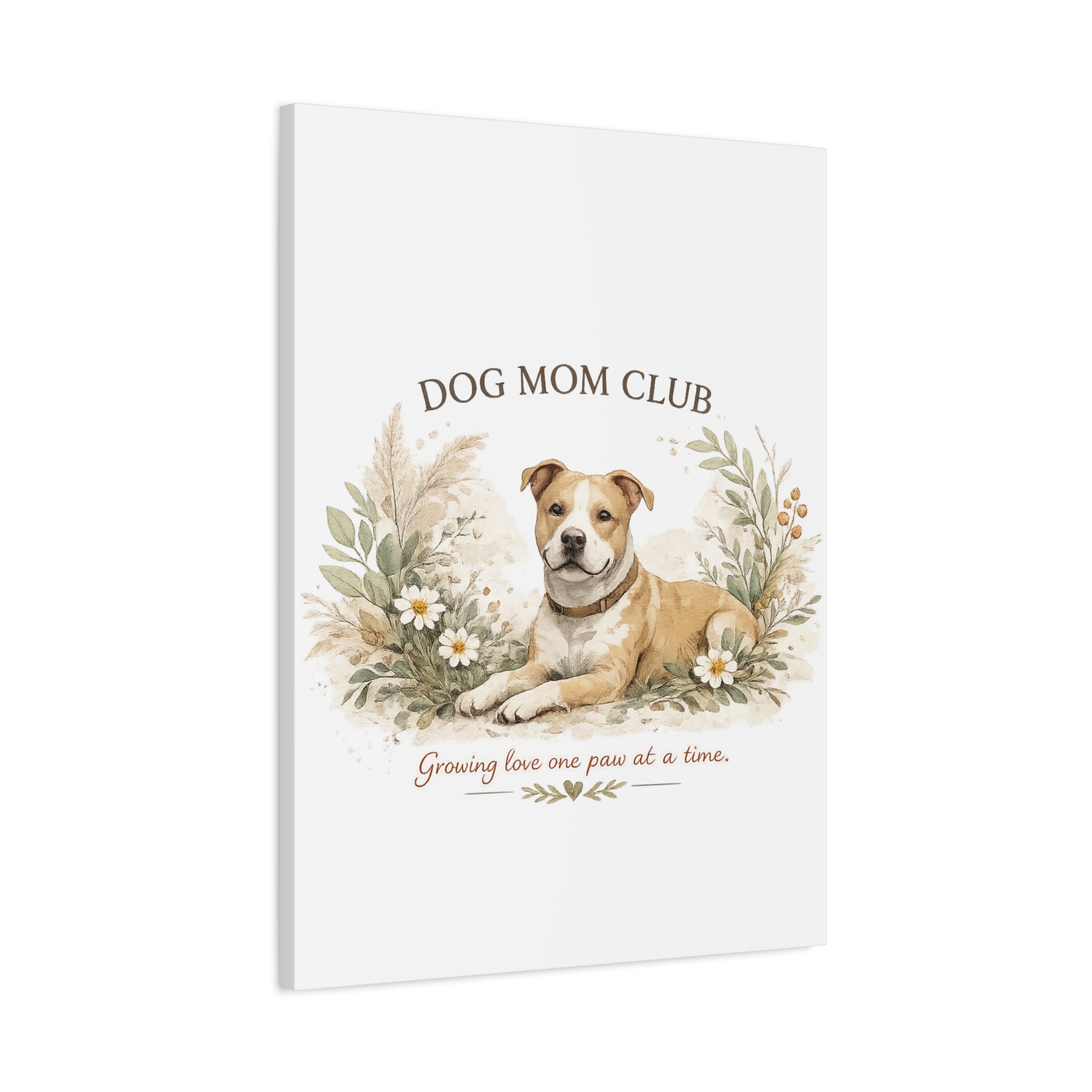 Dog Mom's Wild Garden | Matte Canvas, Stretched, 1.25"