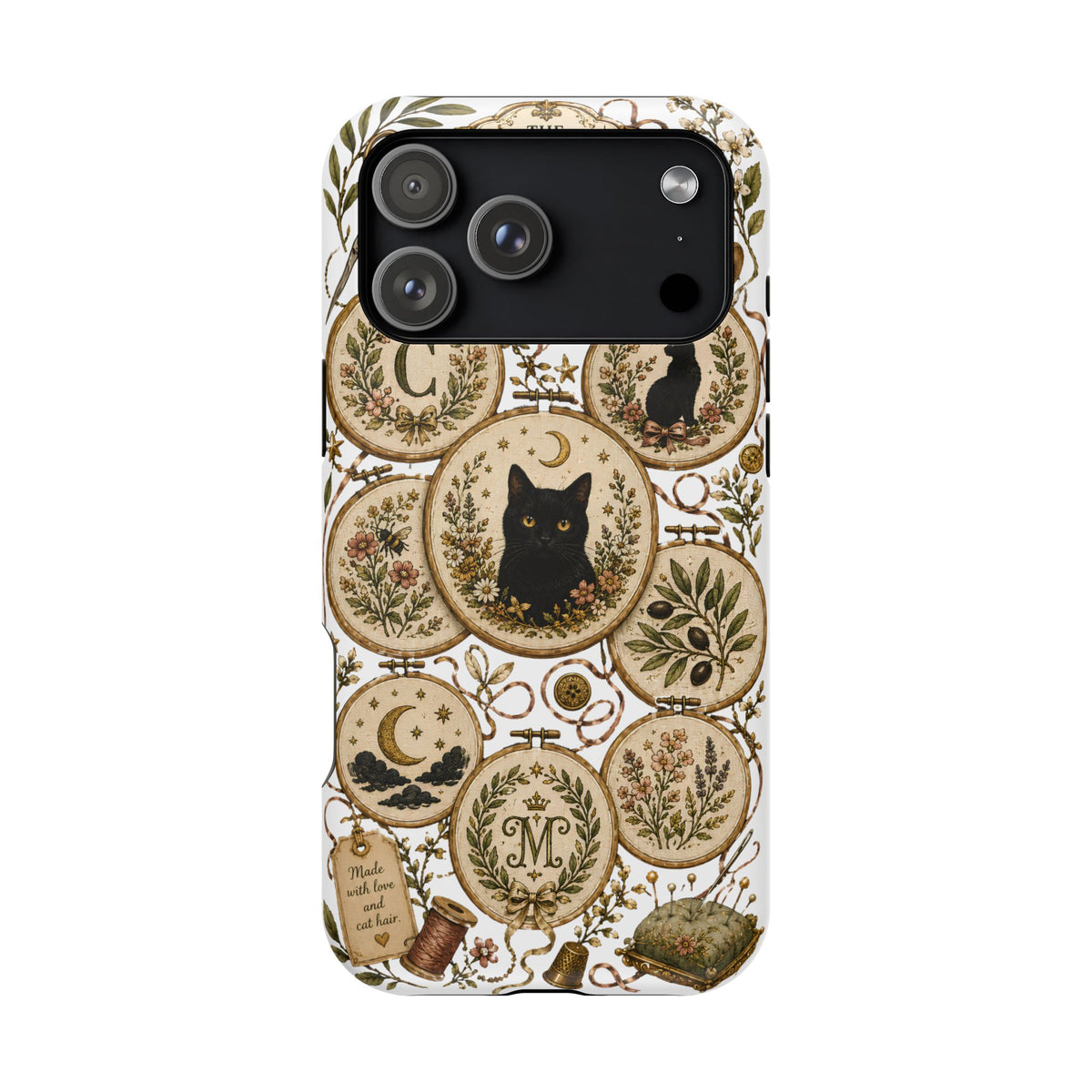 The Embroidery Hoop | Cat Mom Collection Phone case